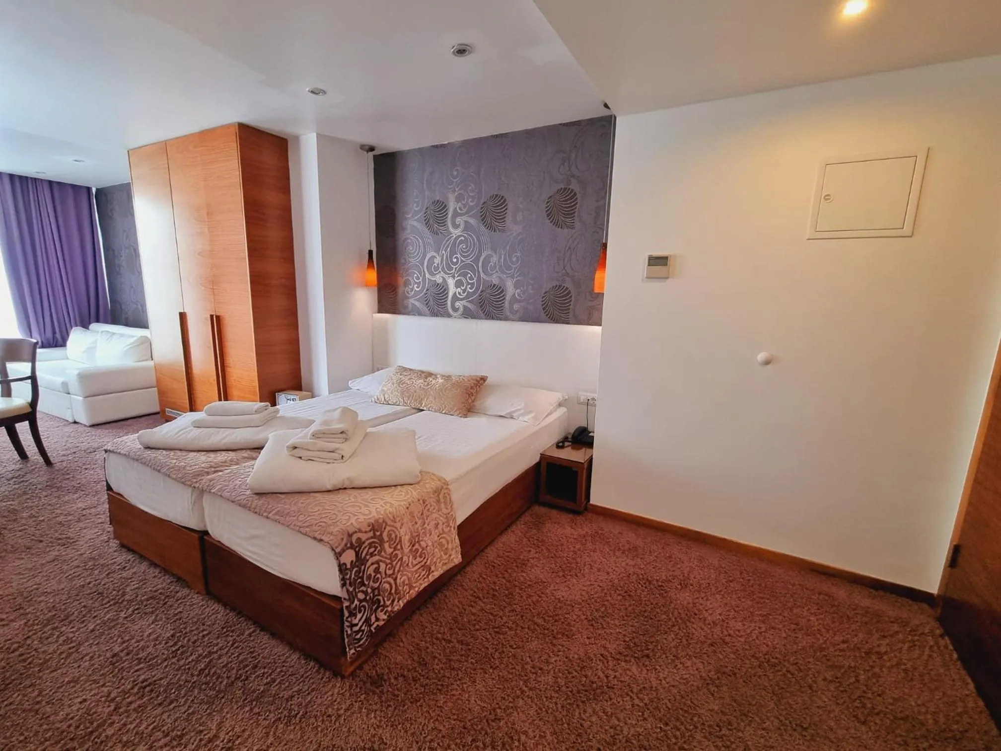 Bedroom, Bed in Hotel Gala Split