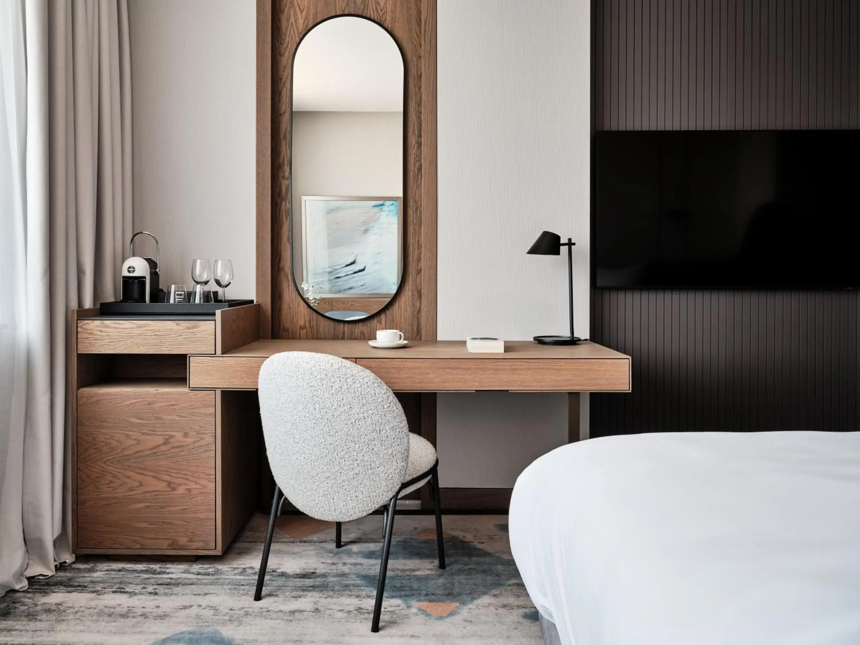 Bedroom, Bed in Crowne Plaza Sofia by IHG Bedroom, Bed in Crowne Plaza Sofia by IHG