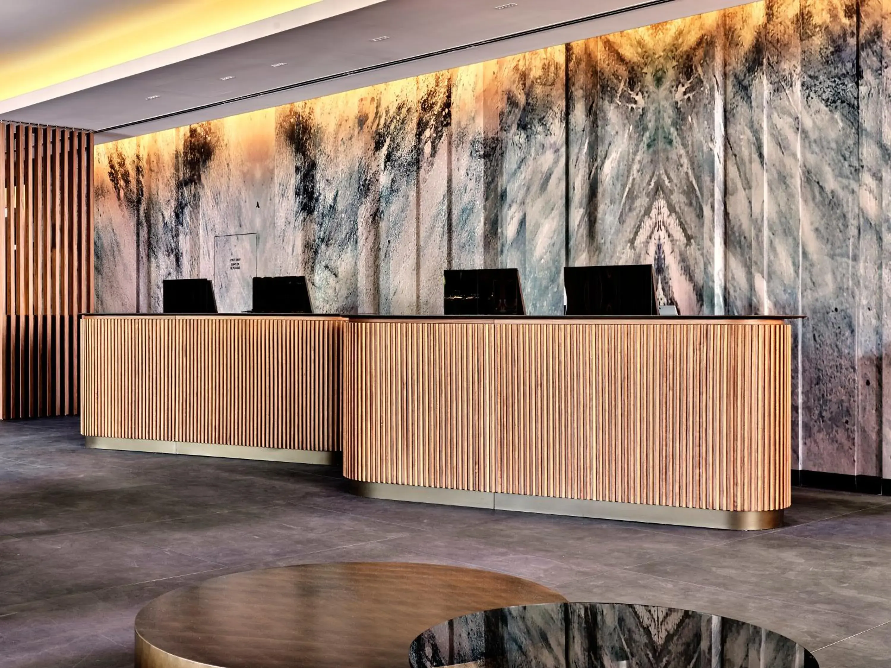 Lobby or reception in Crowne Plaza Sofia by IHG Lobby or reception in Crowne Plaza Sofia by IHG