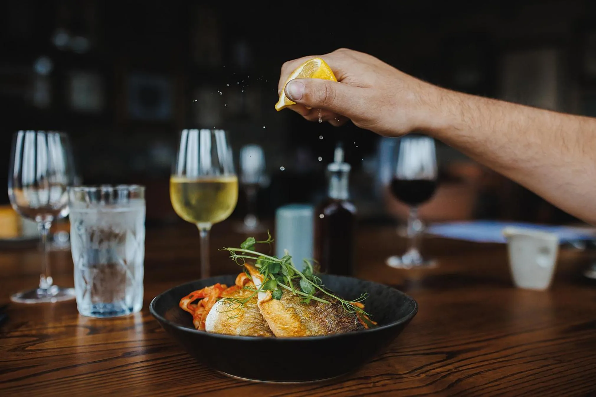 Food and drinks in The Dukeries Lodge, Edwinstowe, Nottinghamshire