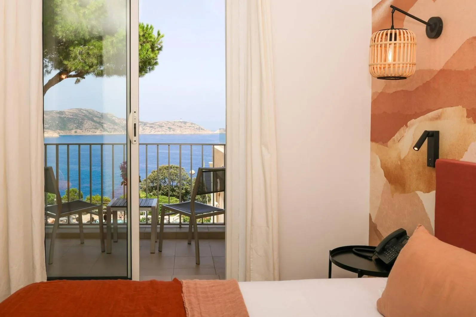 View (from property/room), Bed in Le Saint Erasme, Hotel Eco Friendly