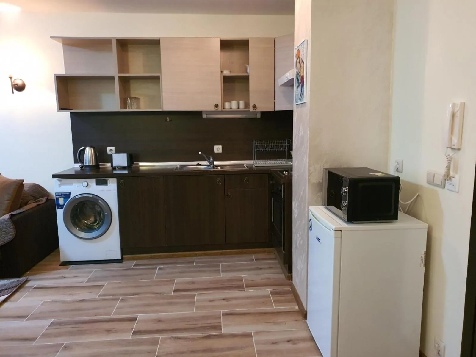 Kitchen or kitchenette in Apart Hotel Dream