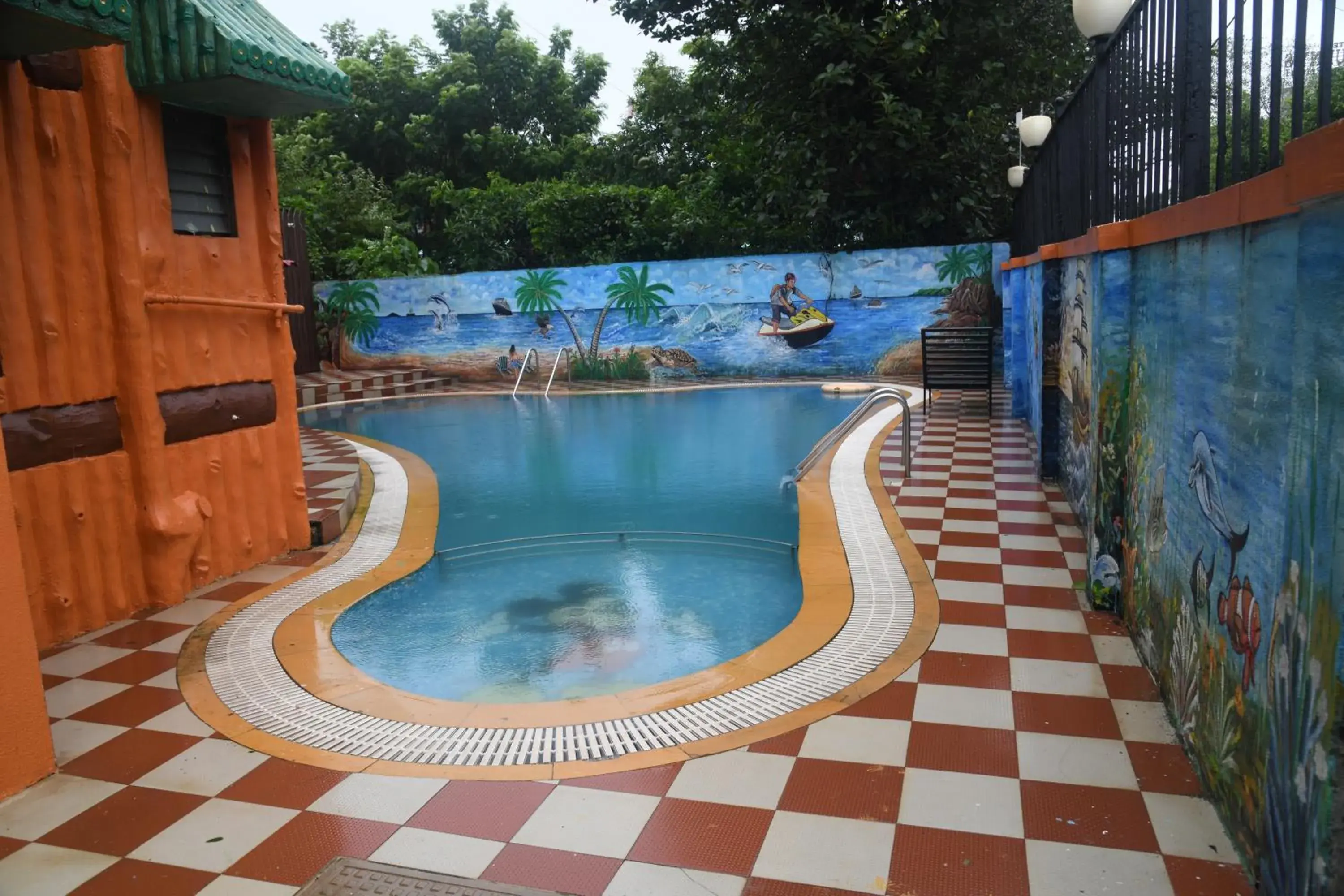 Pool view in Hill Forest Resort Pool view in Hill Forest Resort