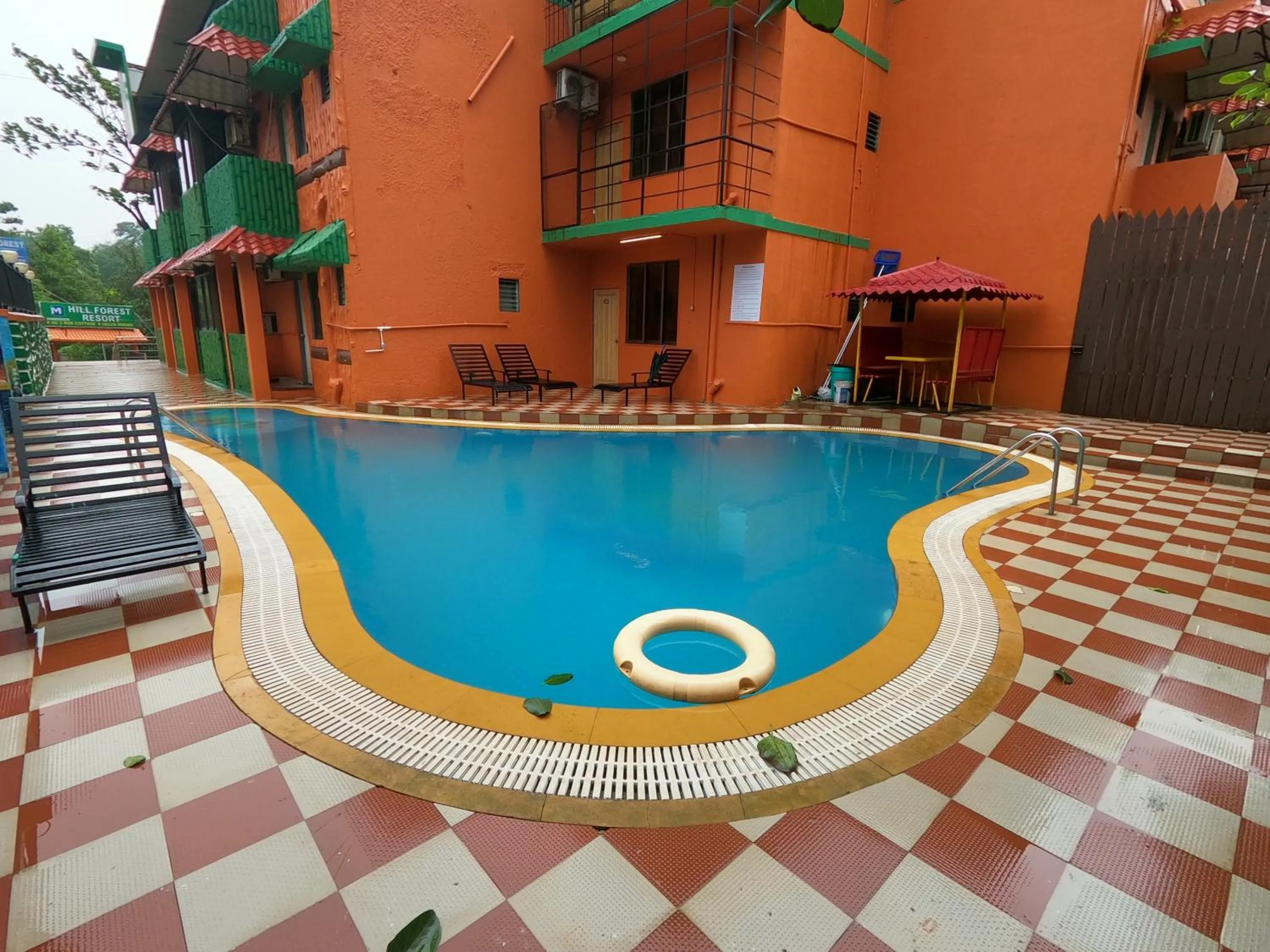 Pool view in Hill Forest Resort