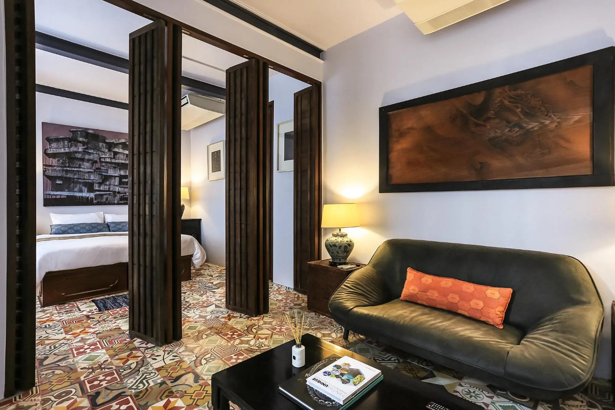 Living room, Bed in JARITT NyMMANH