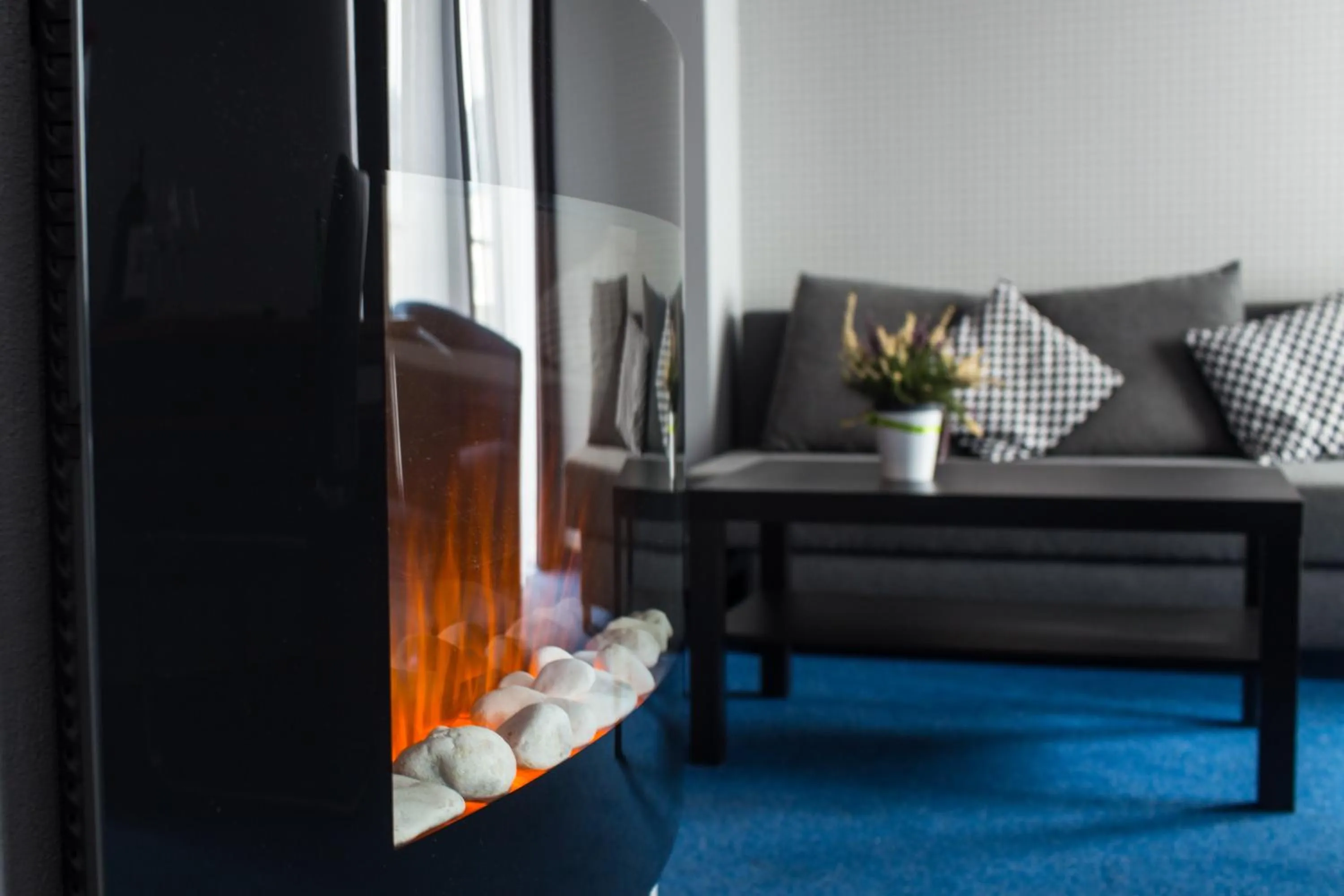 Living room in GLAMOUR - Restaurant & SPA