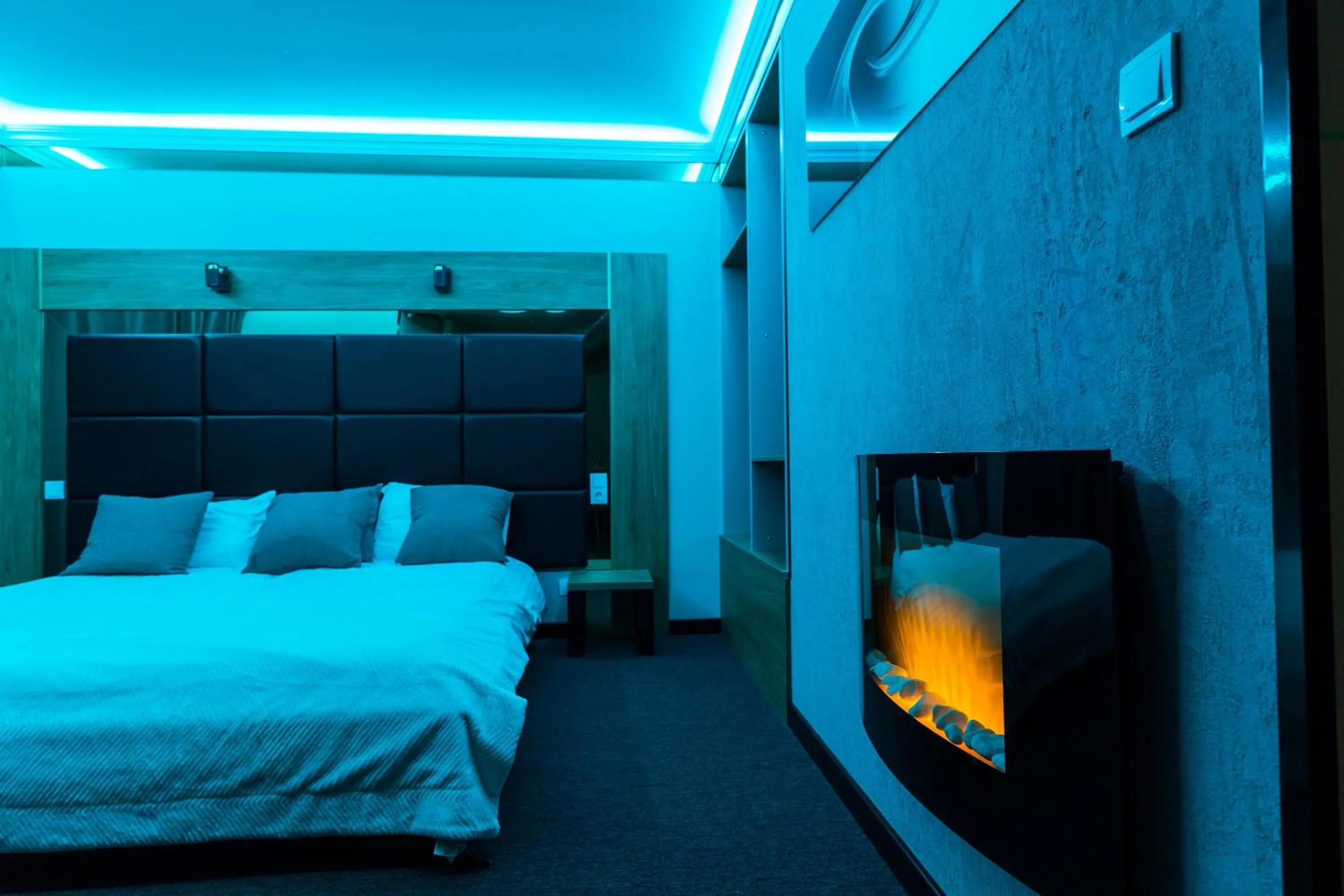 Bedroom, Bed in GLAMOUR - Restaurant & SPA