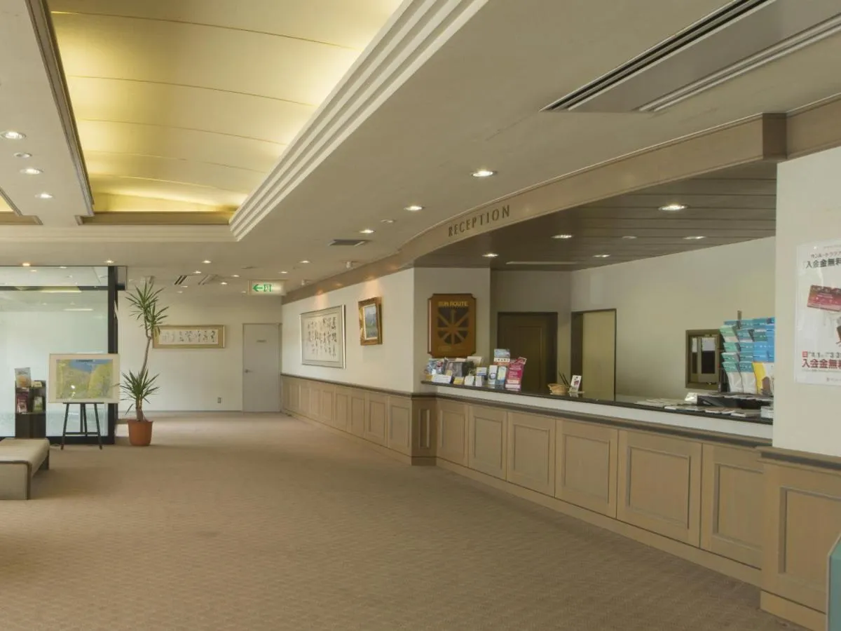 Lobby or reception in Sky Hotel Namerikawa