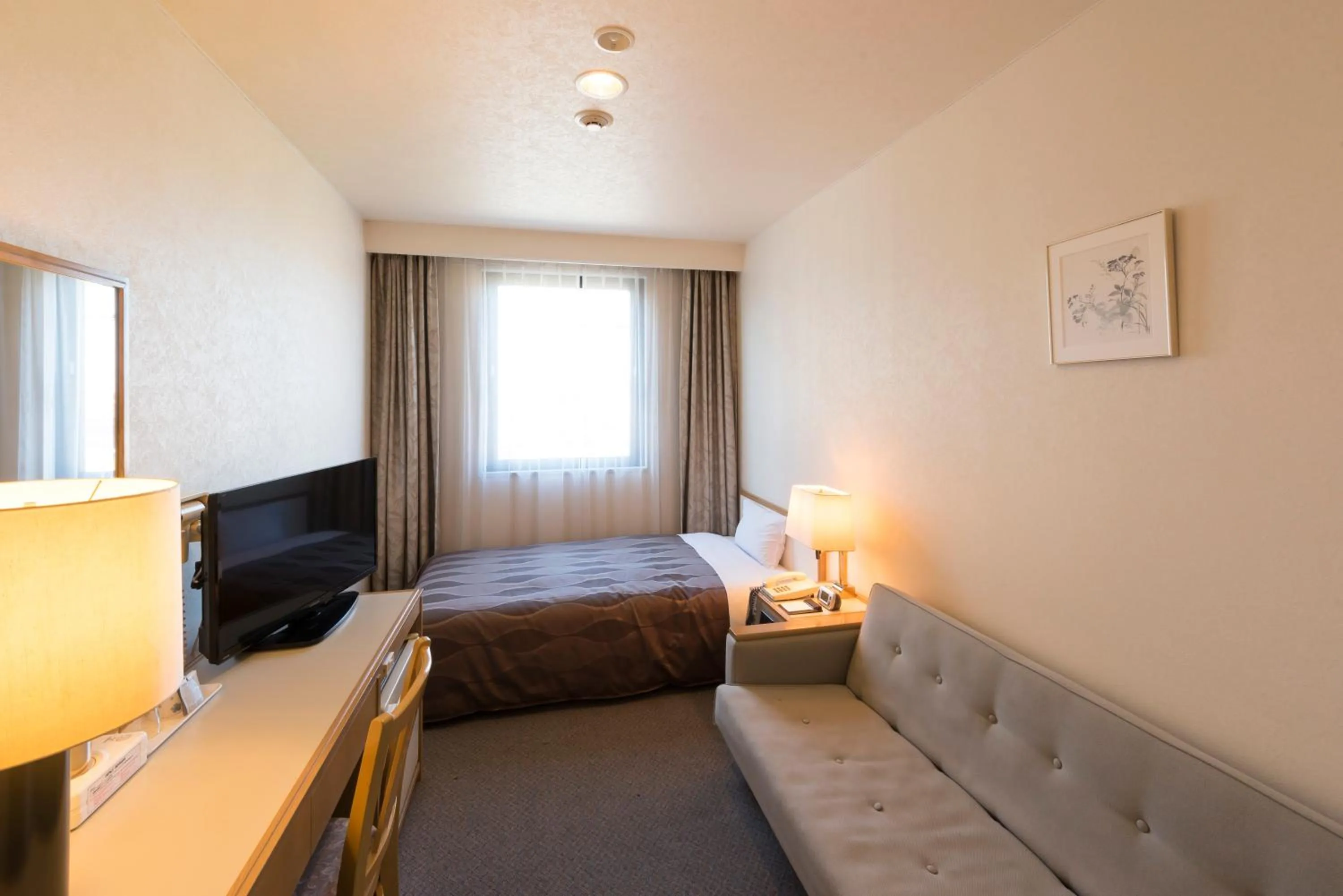 Bedroom, Bed in Sky Hotel Namerikawa