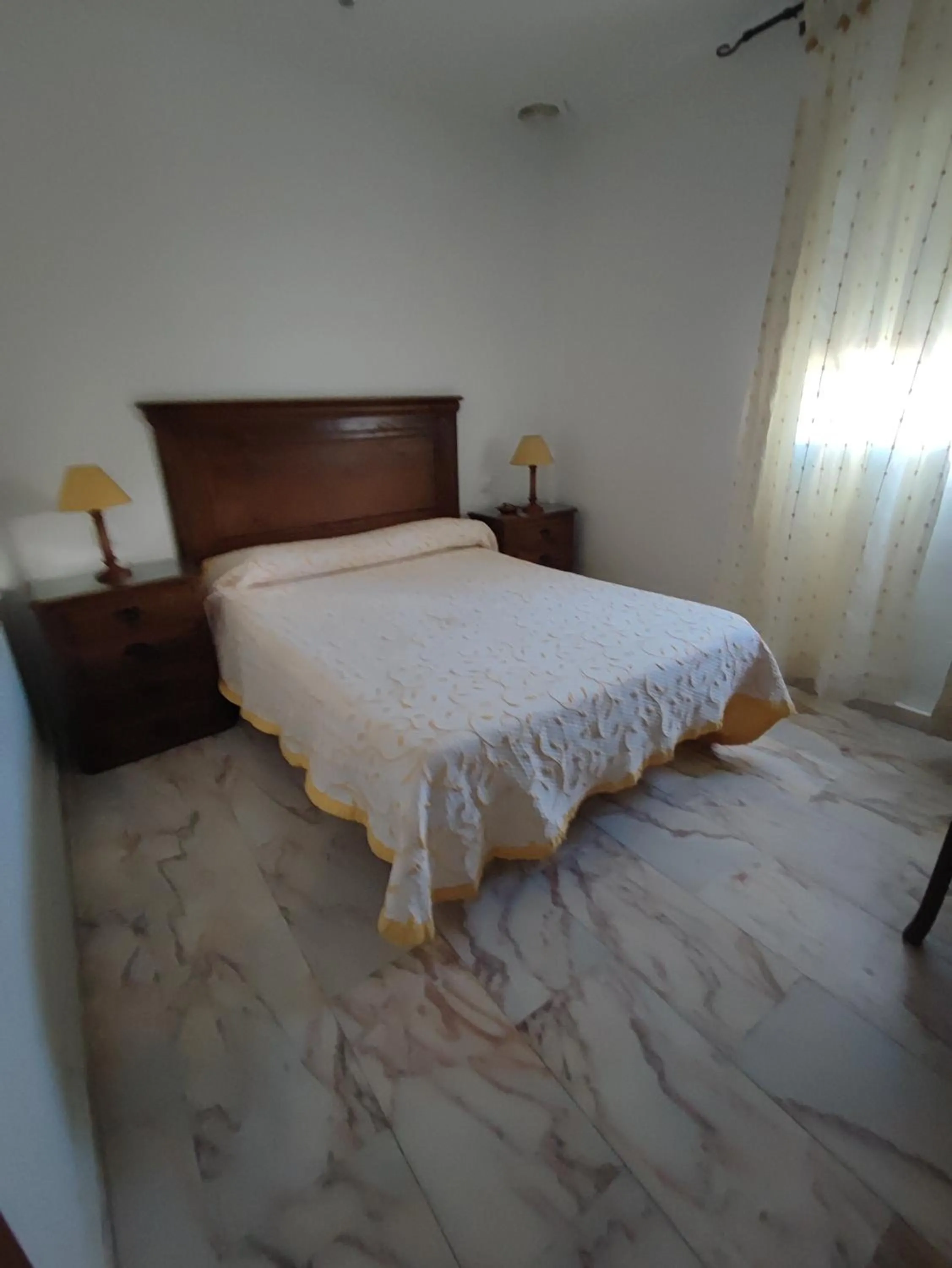 Bed in Hotel Cervantes