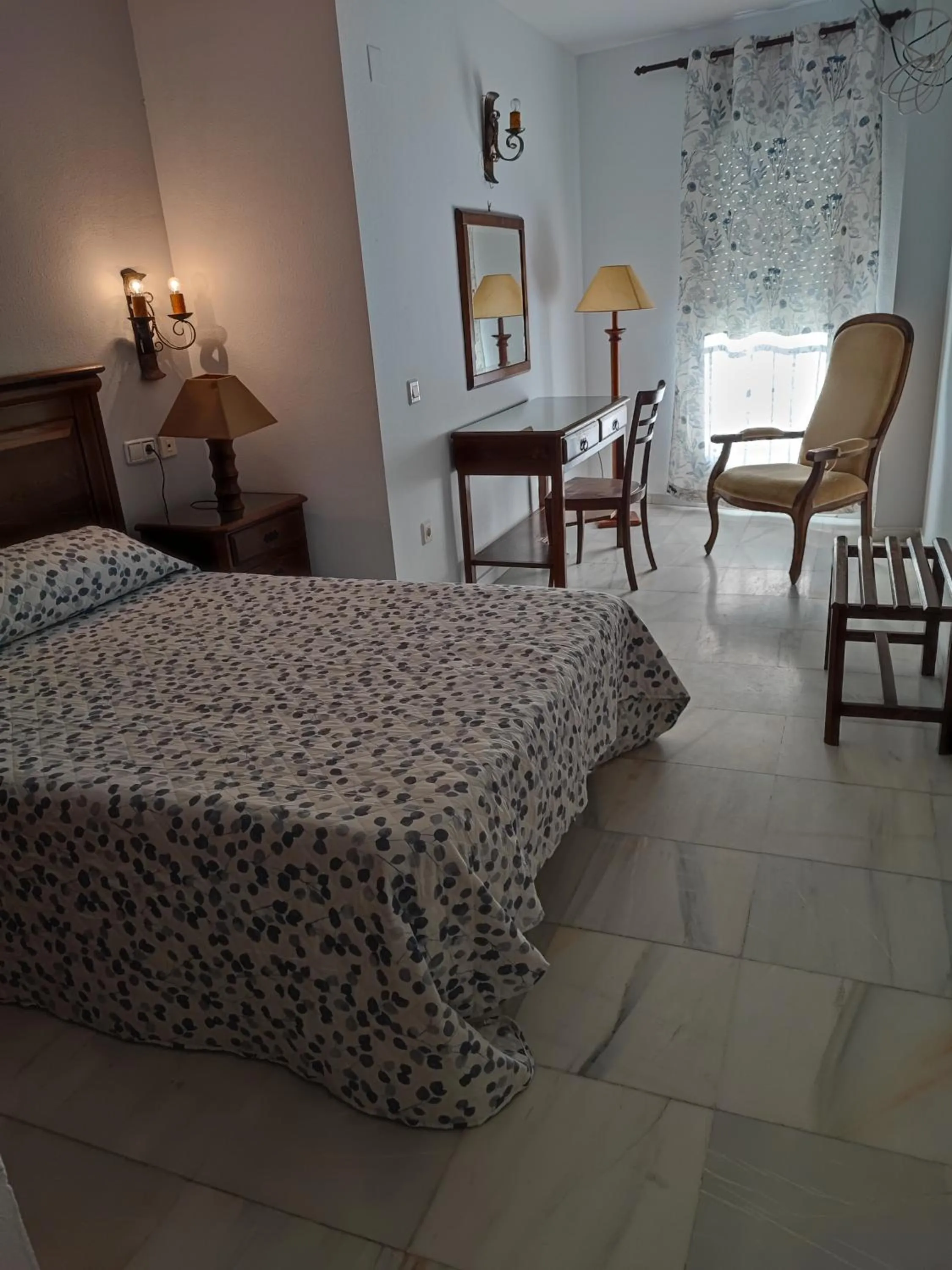 Bed in Hotel Cervantes
