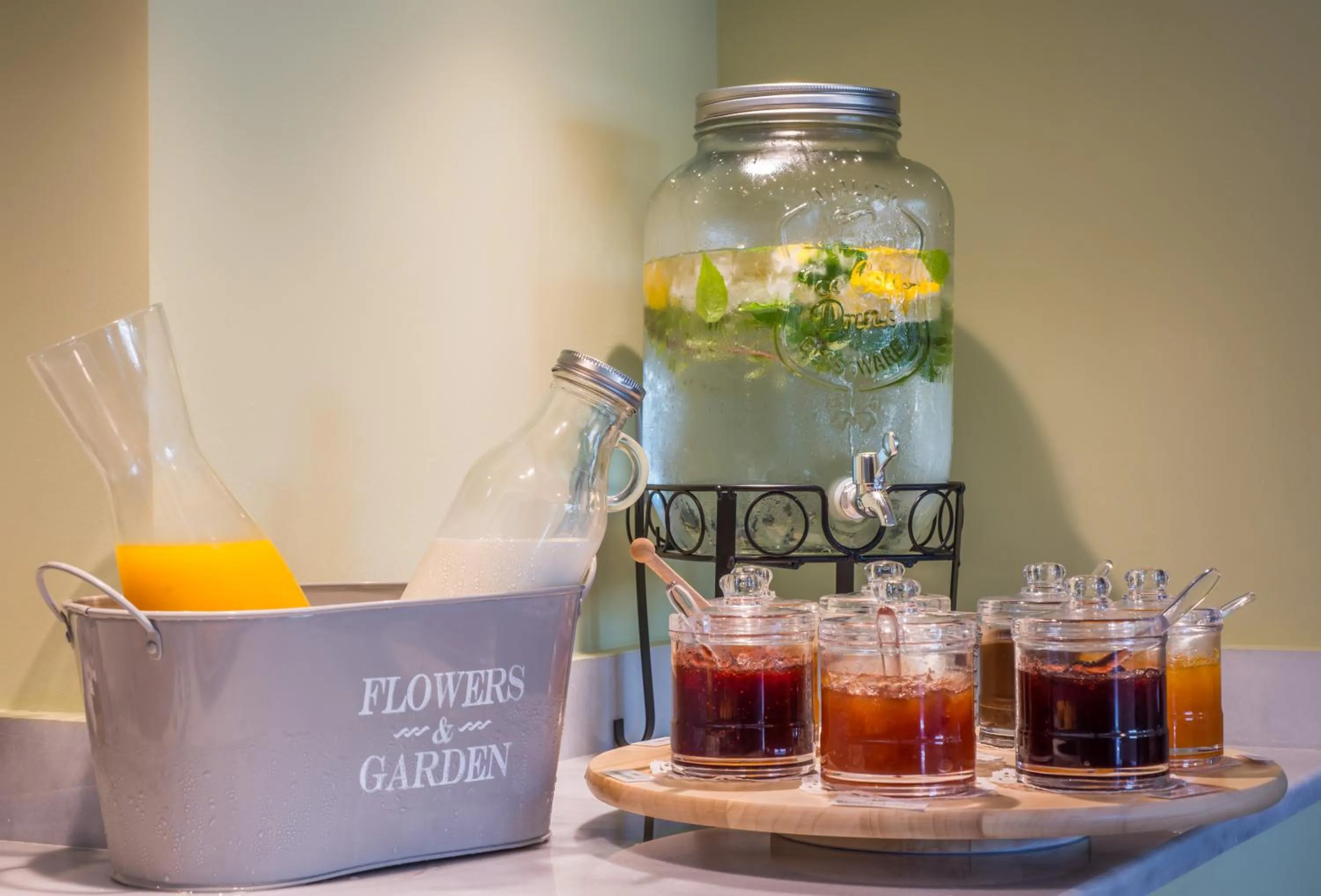 Buffet breakfast in Mirabilia Boutique Hotel