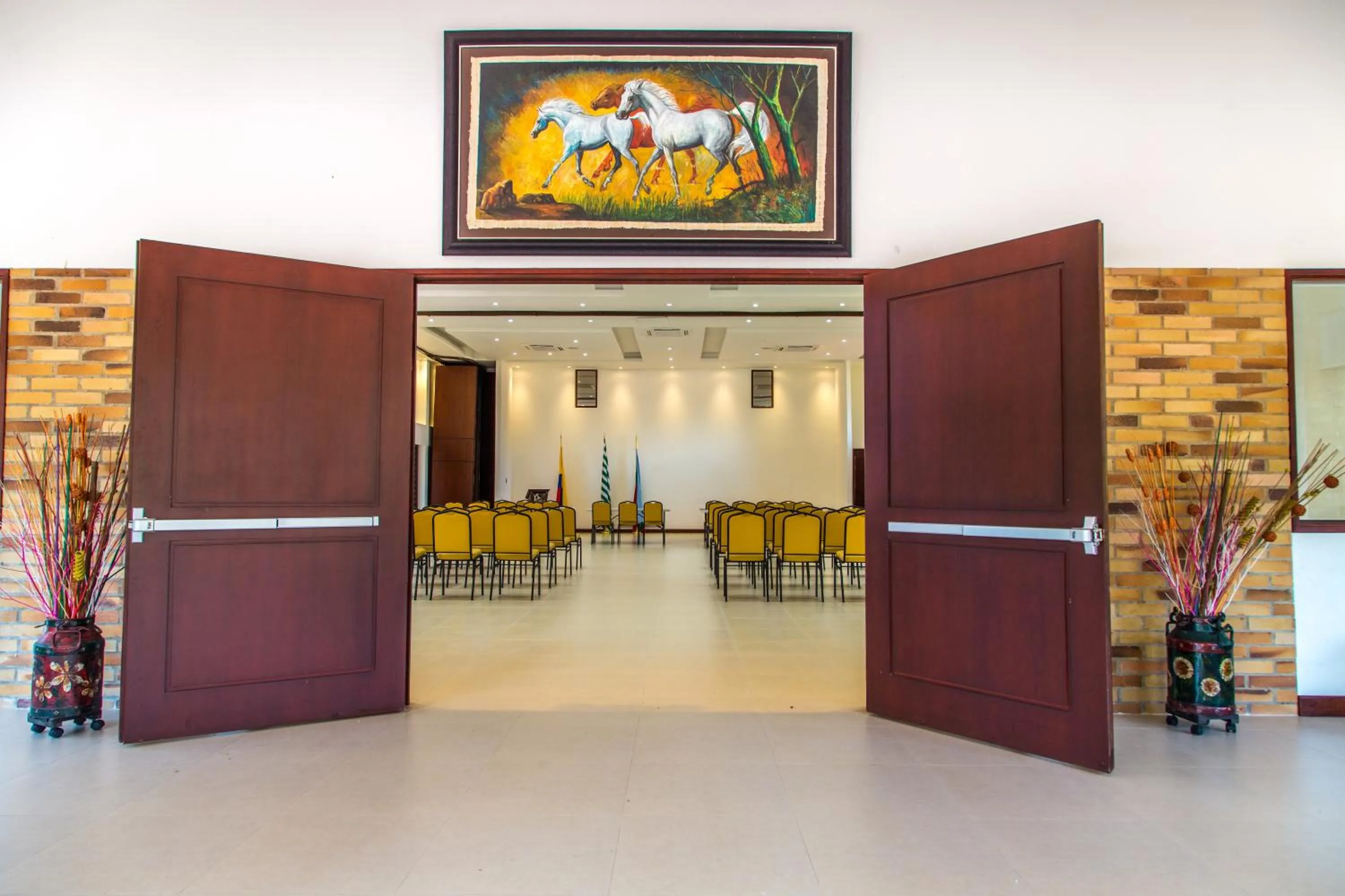 Decorative detail in Hotel Campestre La Potra