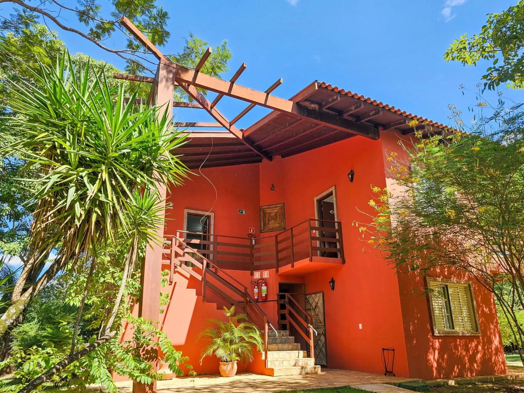 Property building in Hotel Pousada Águas de Bonito