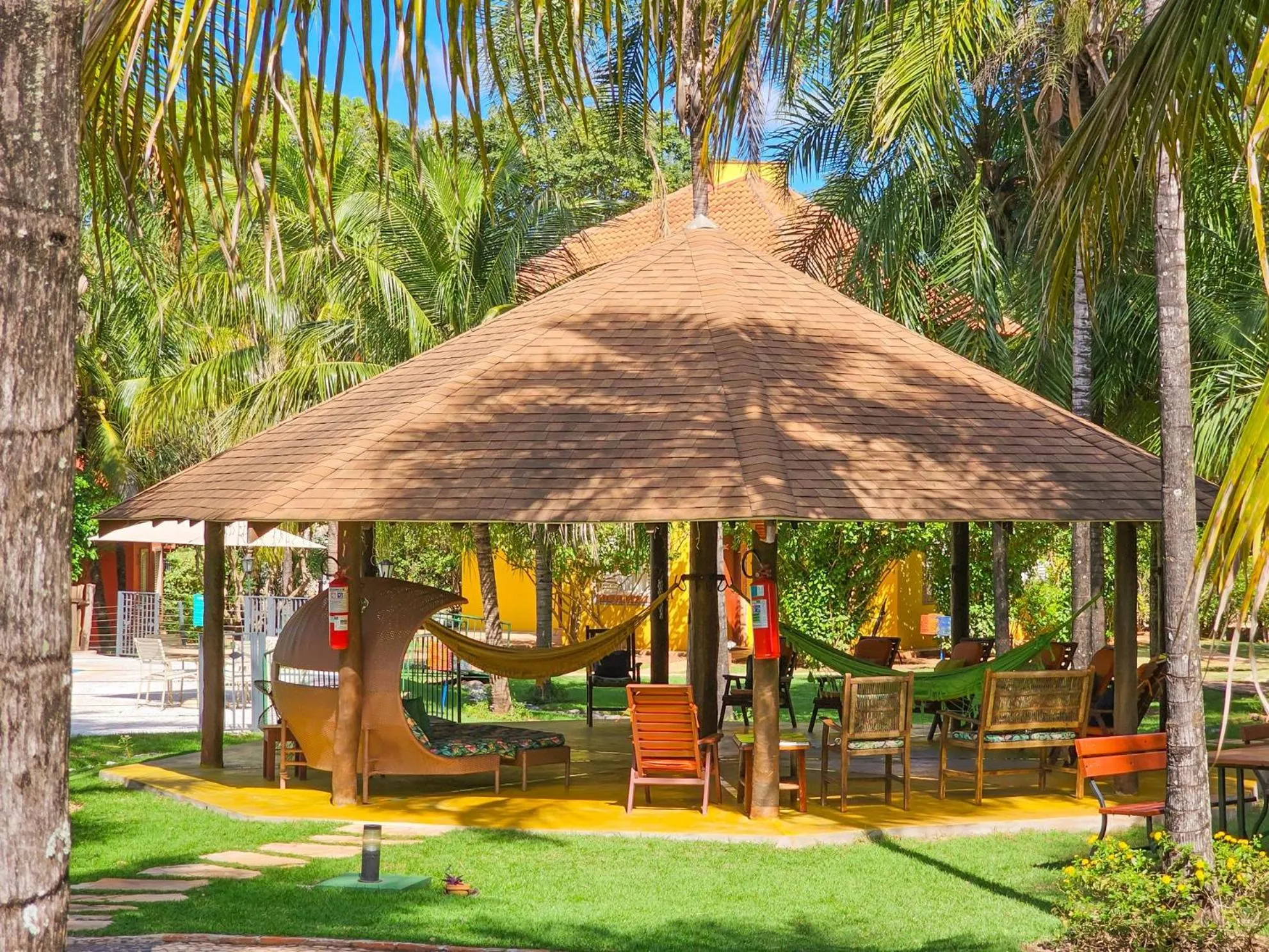 Garden in Hotel Pousada Águas de Bonito