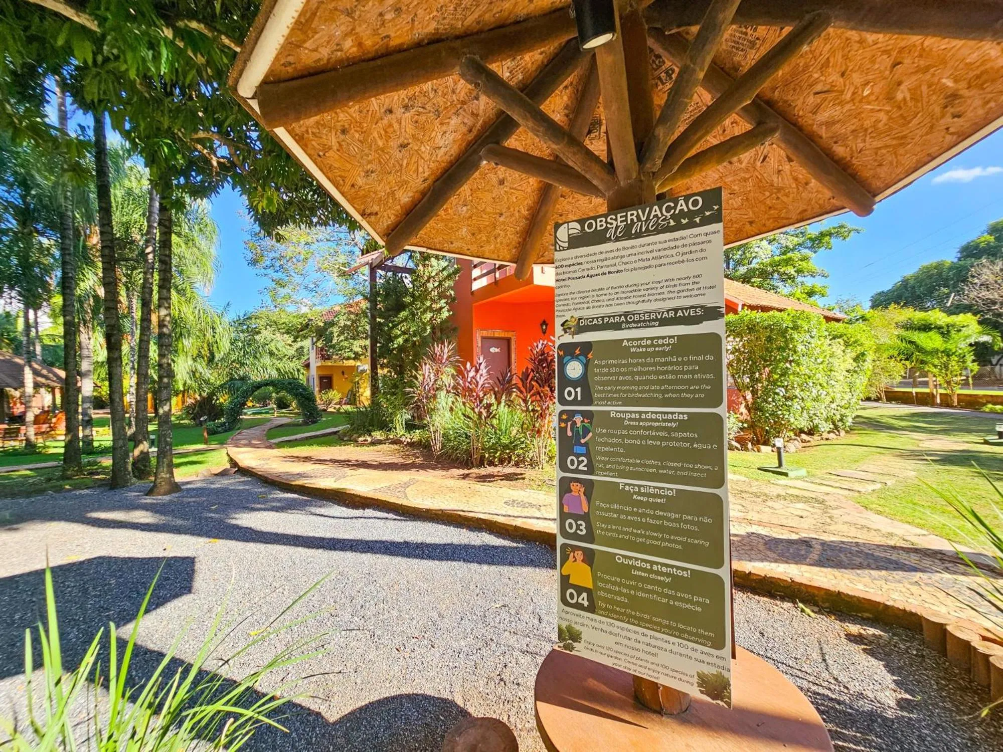 Garden in Hotel Pousada Águas de Bonito