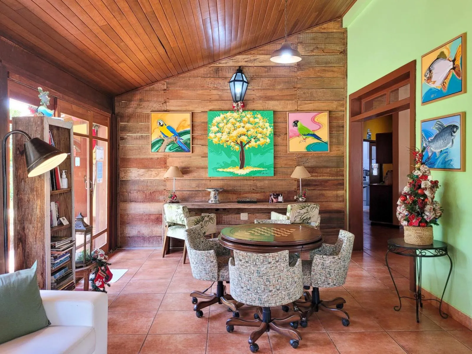 Living room in Hotel Pousada Águas de Bonito
