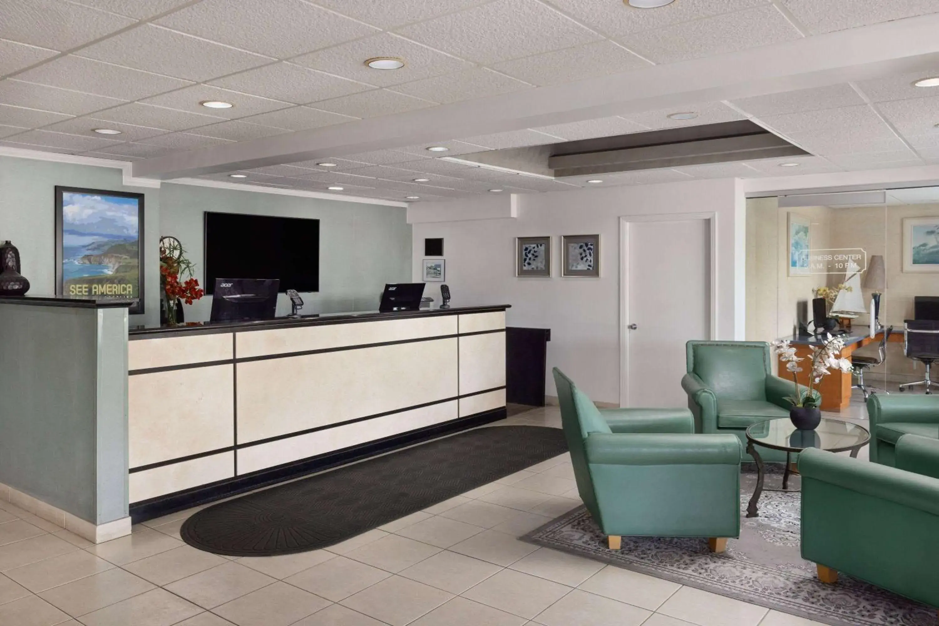 Lobby or reception in Travelodge by Wyndham Monterey Bay Lobby or reception in Travelodge by Wyndham Monterey Bay