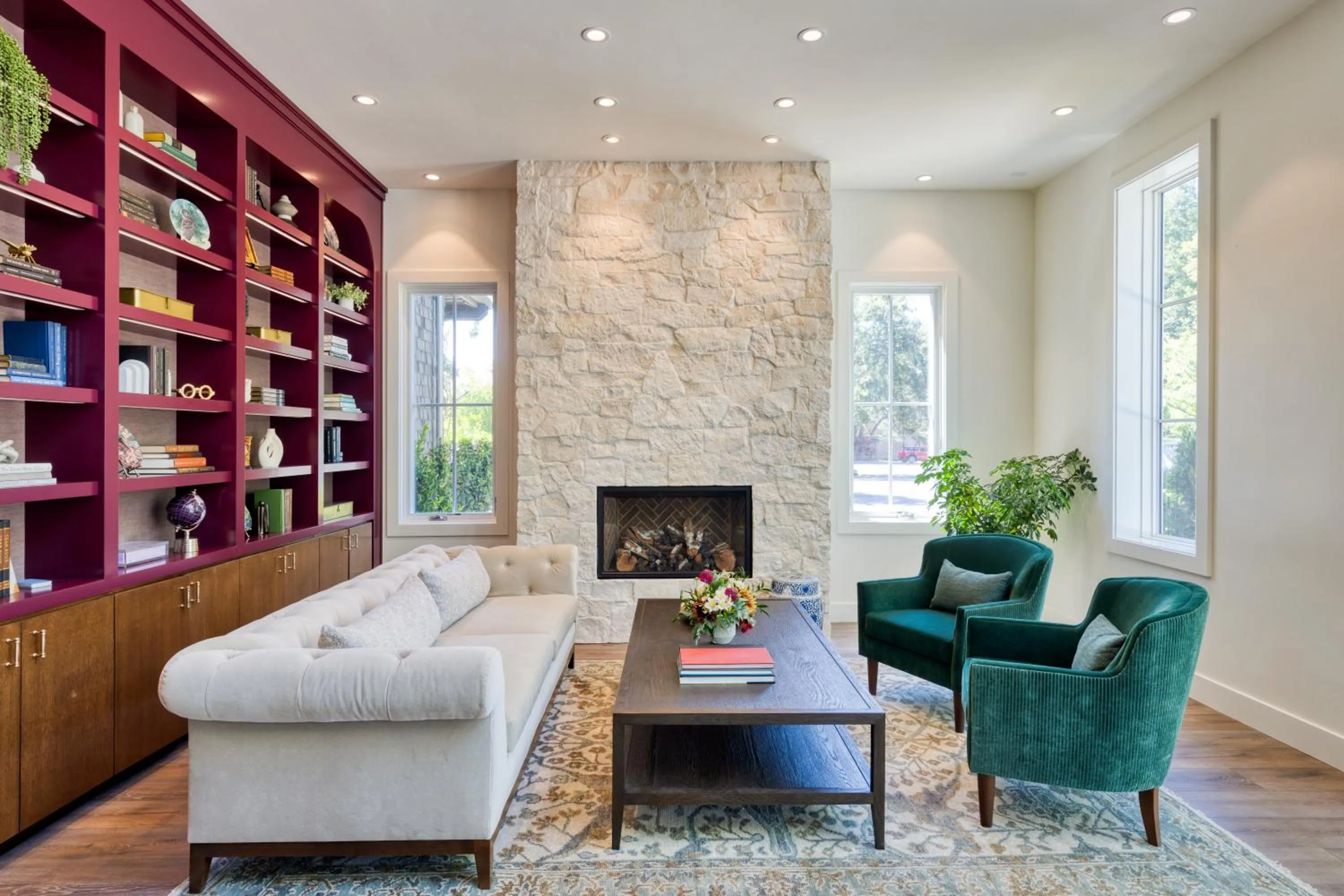 Seating area in SENZA Hotel