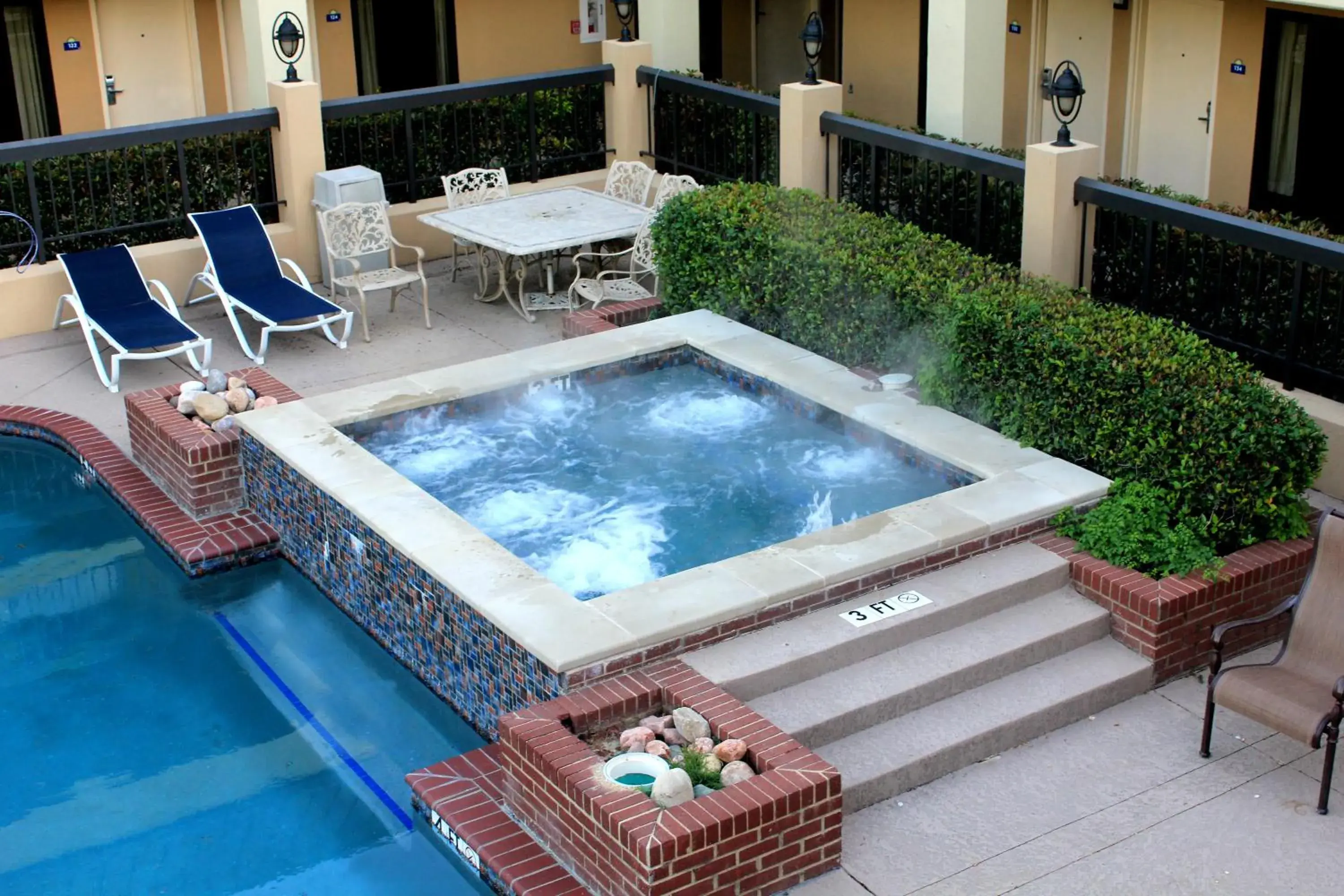 Pool view in Days Inn by Wyndham Longview South Pool view in Days Inn by Wyndham Longview South