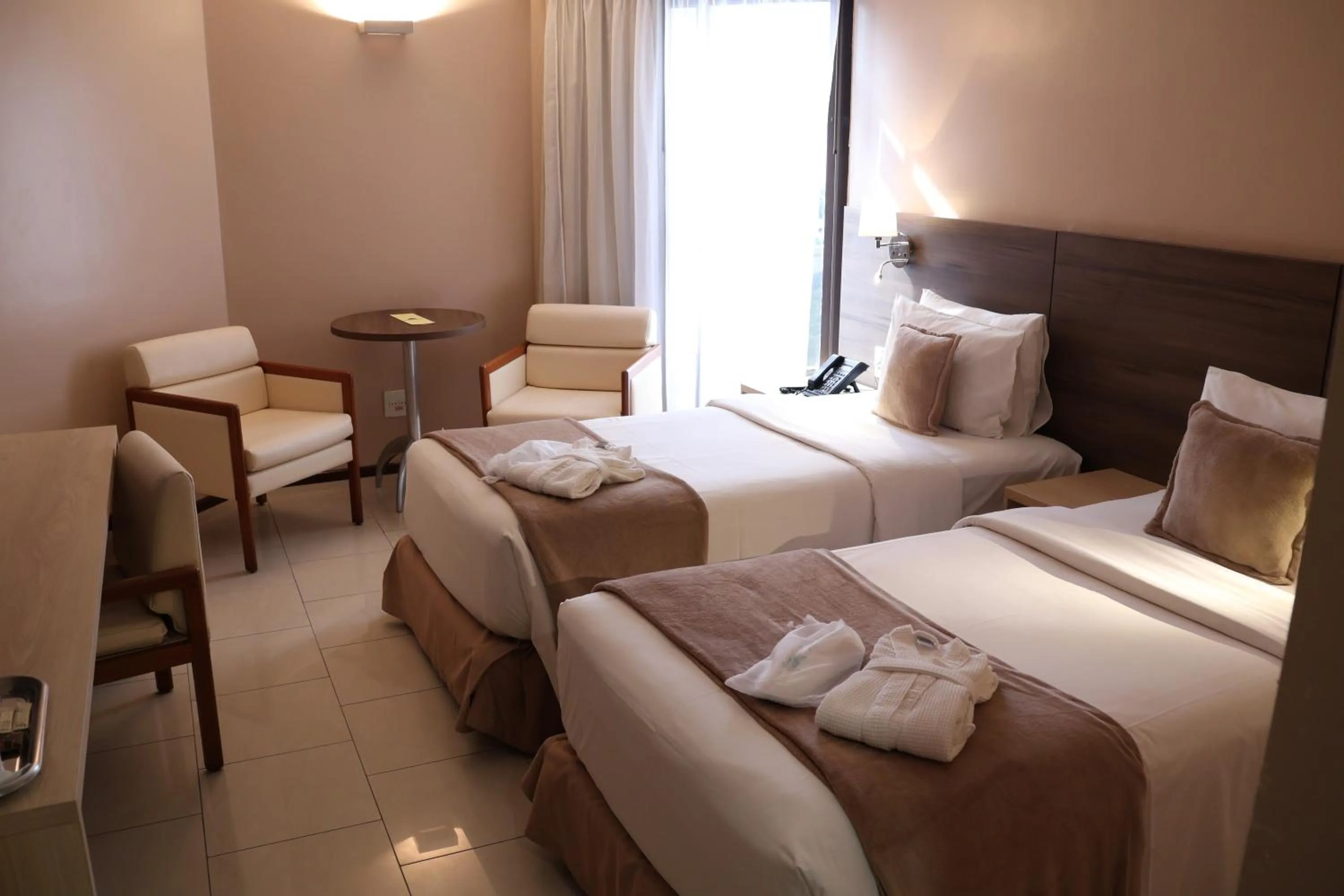 Bed in Hotel Princesa Louçã