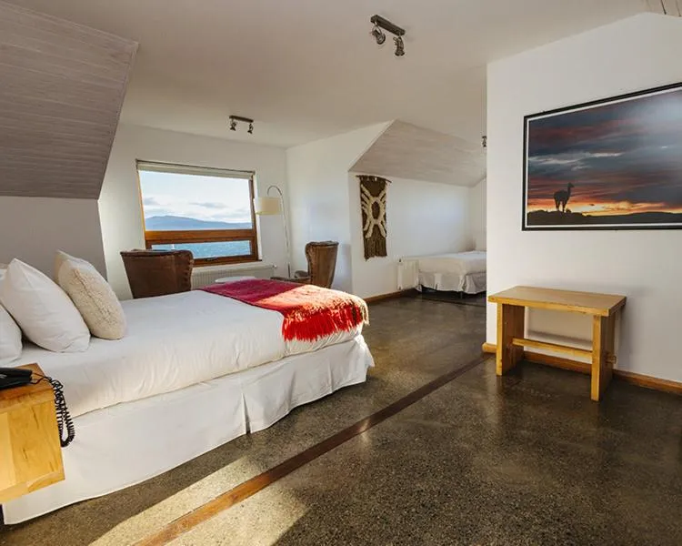 Bed in Weskar Lodge Hotel