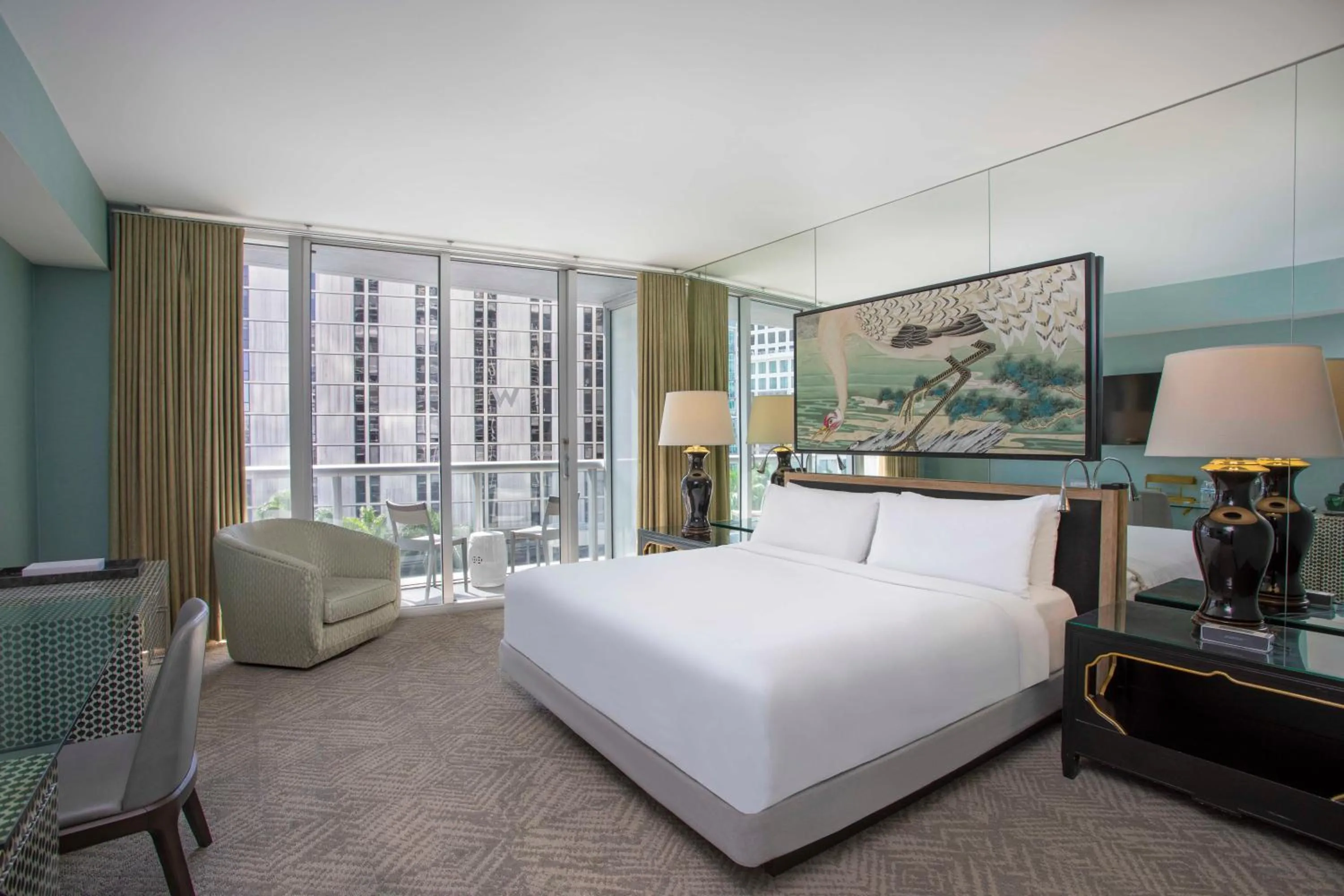 Photo of the whole room, Bed in W Miami