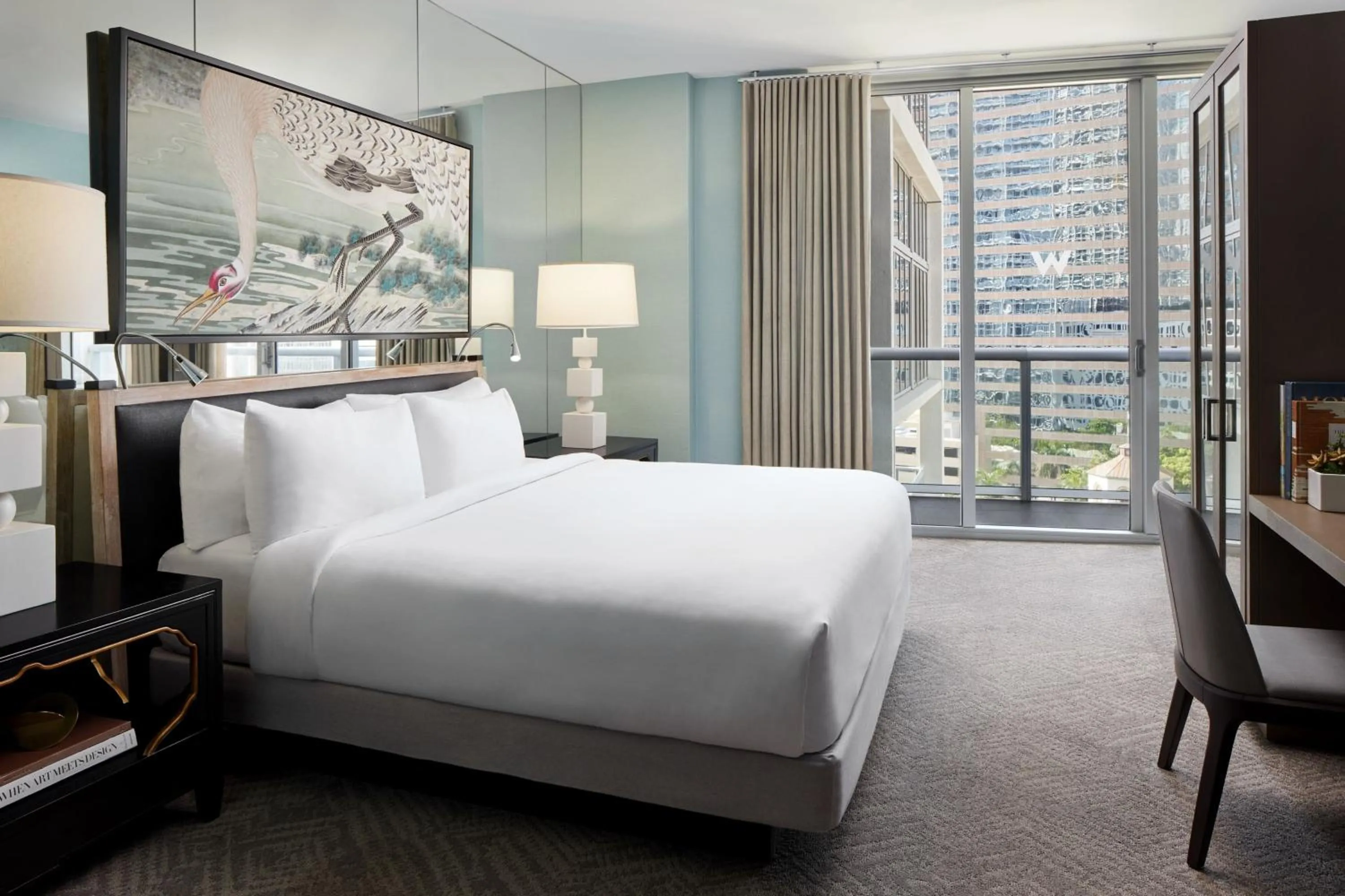 Bedroom, Bed in W Miami