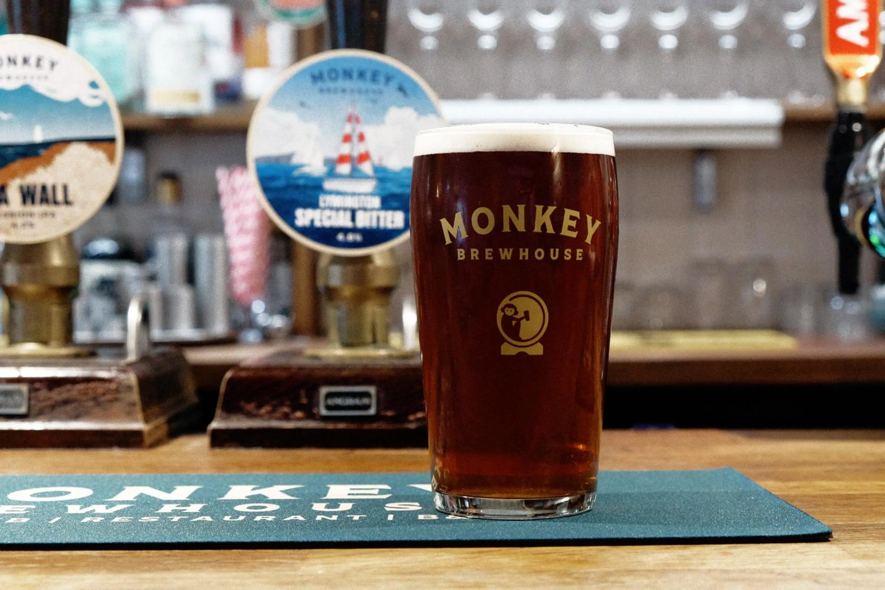 Lounge or bar in Monkey Brewhouse