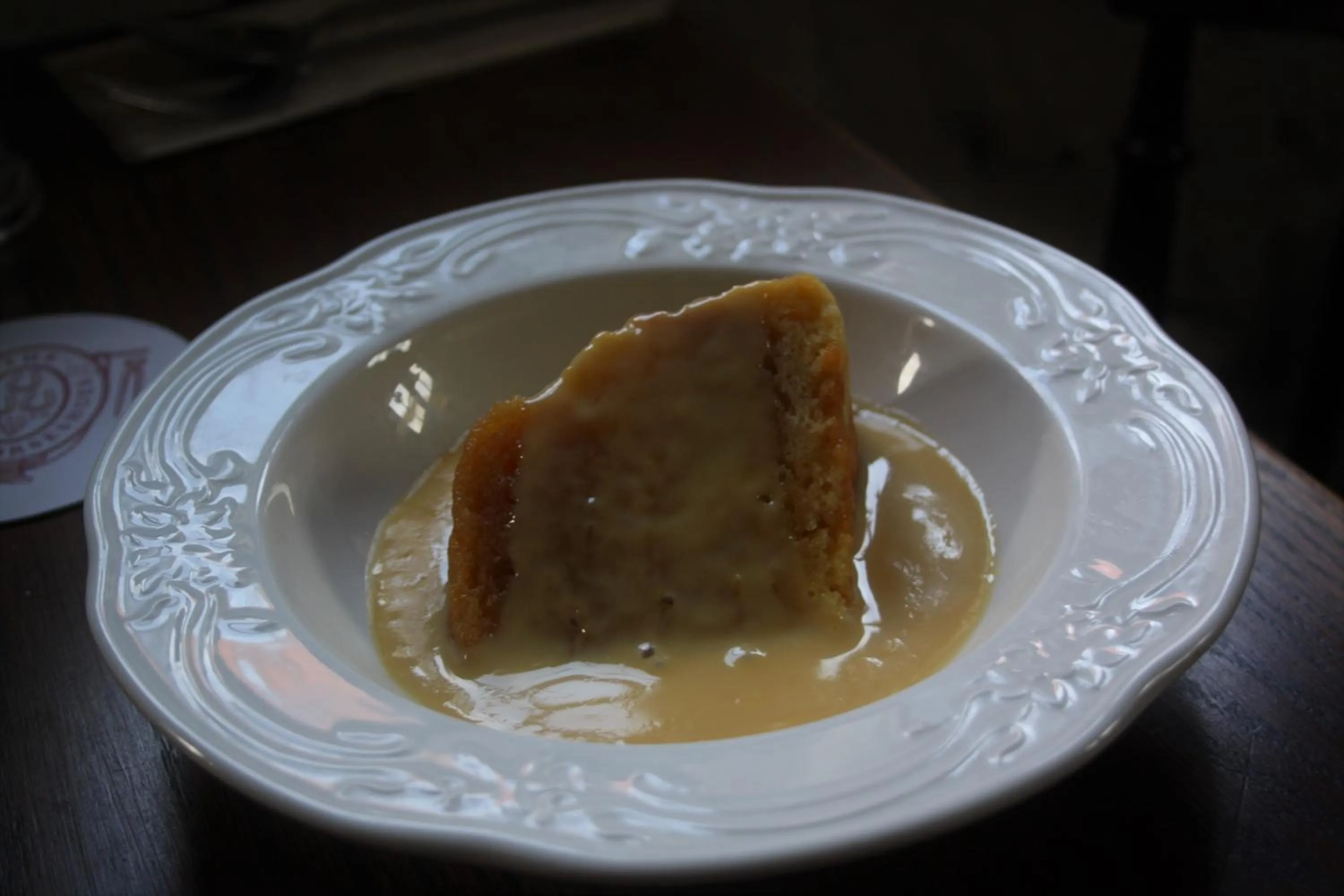 Food close-up in The Three Horseshoes