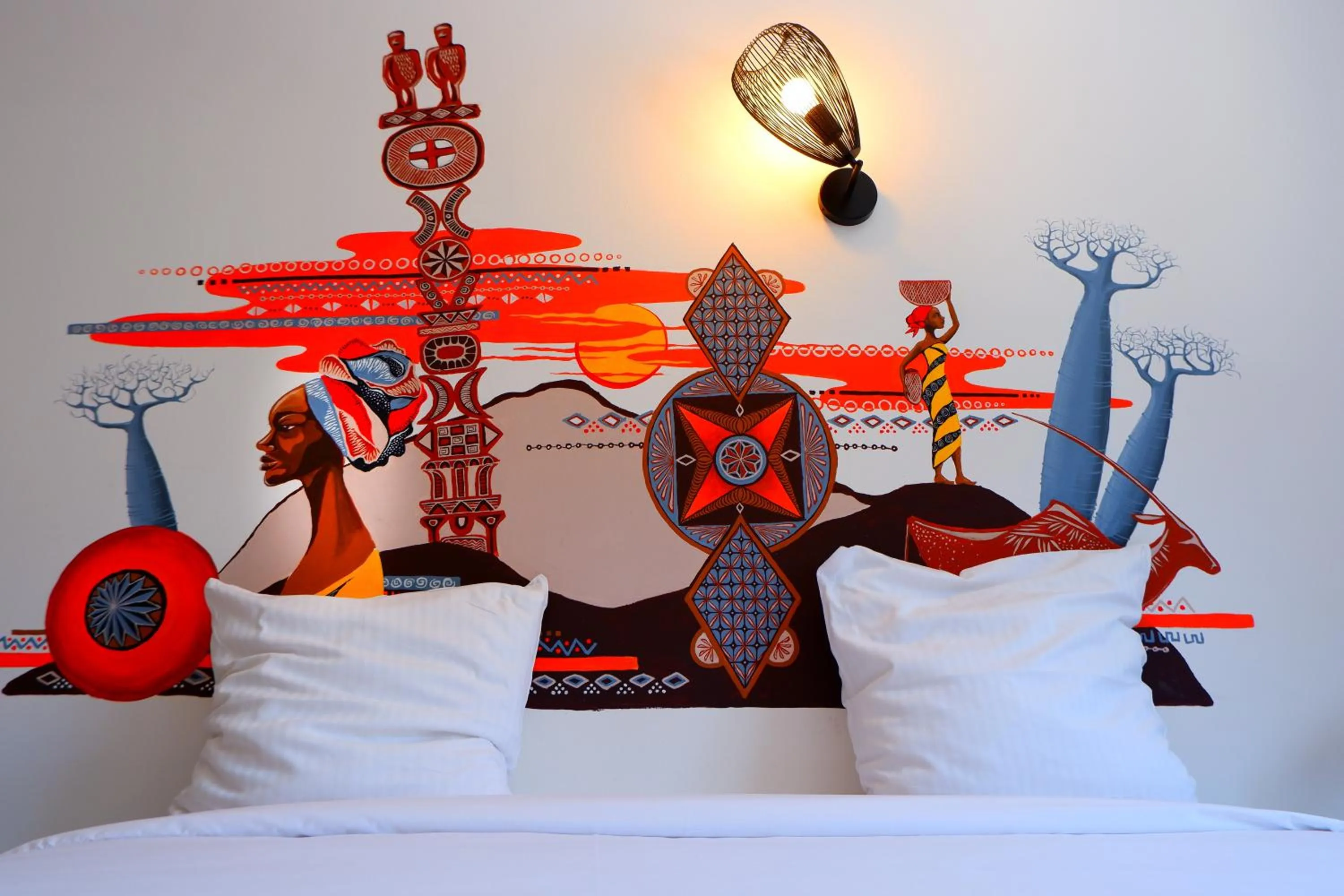 Bed in Hôtel Du Cirque