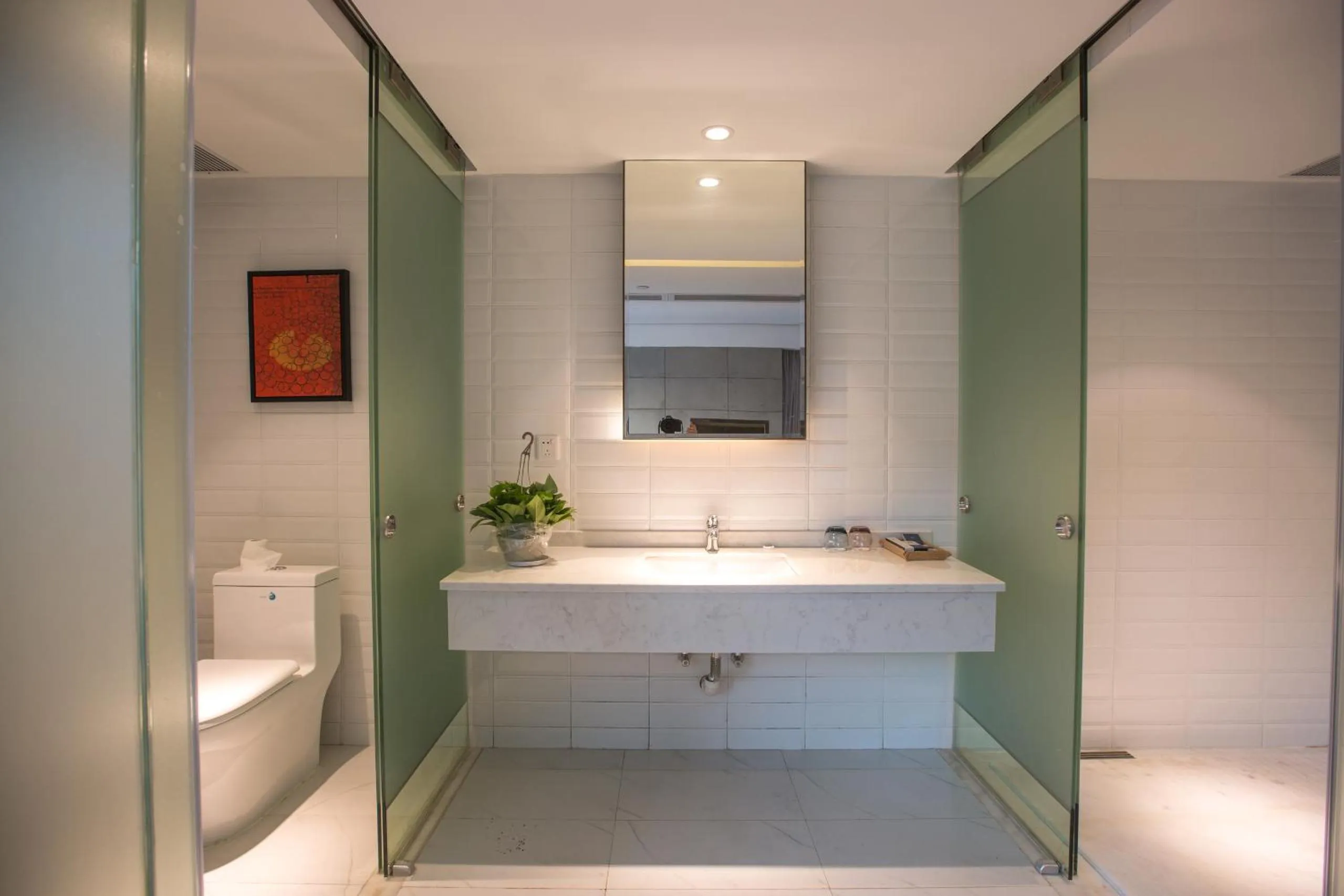 Bathroom in Arrivee Hotel