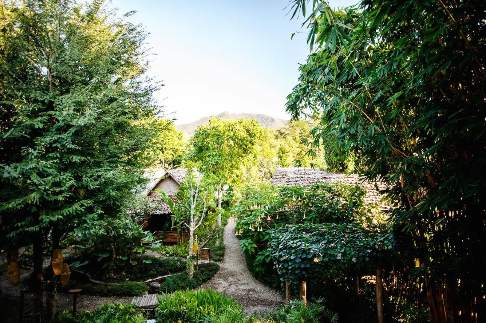 Garden view in Pai Village Boutique Resort