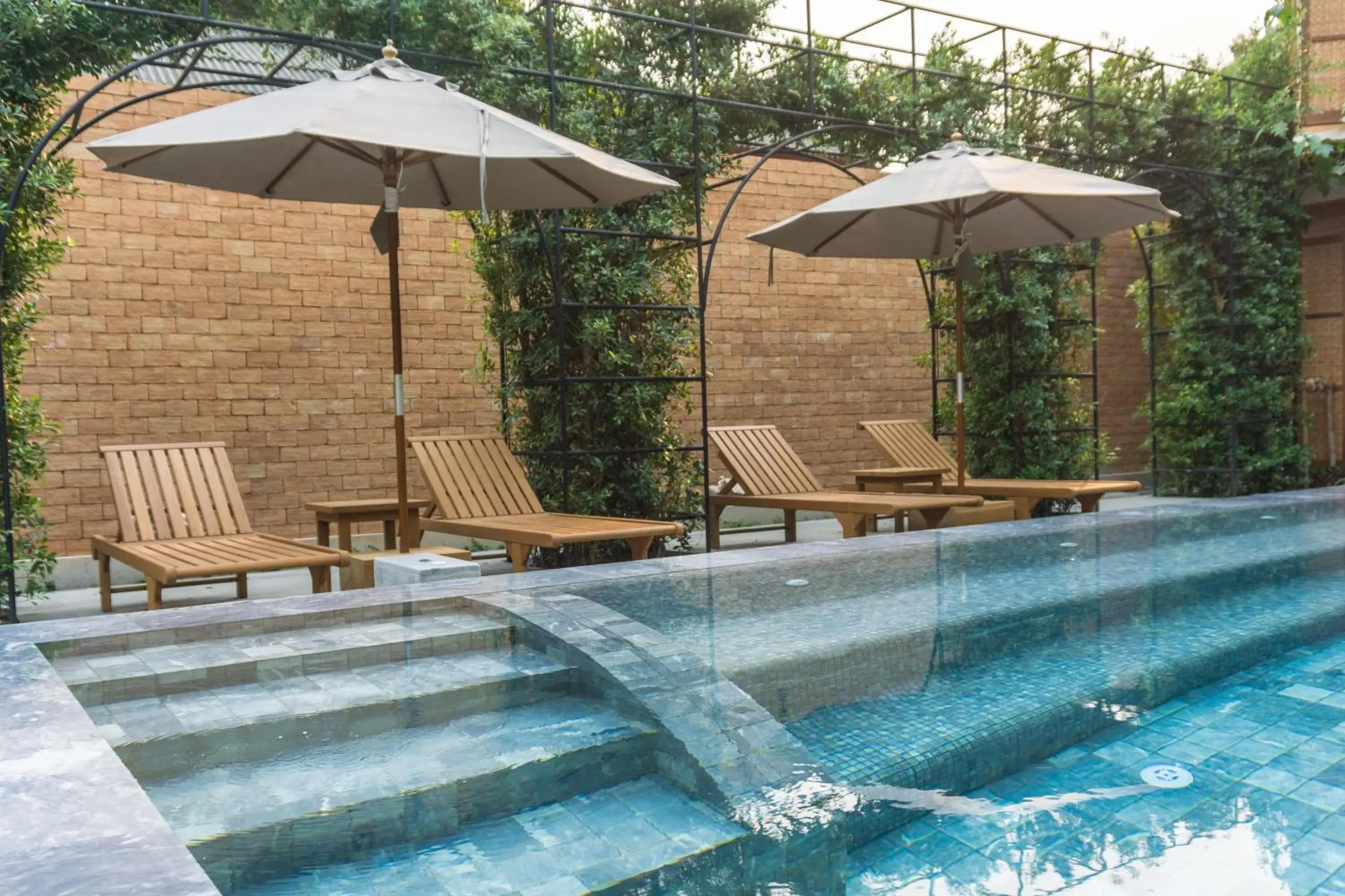 Swimming pool in Pai Village Boutique Resort Swimming pool in Pai Village Boutique Resort