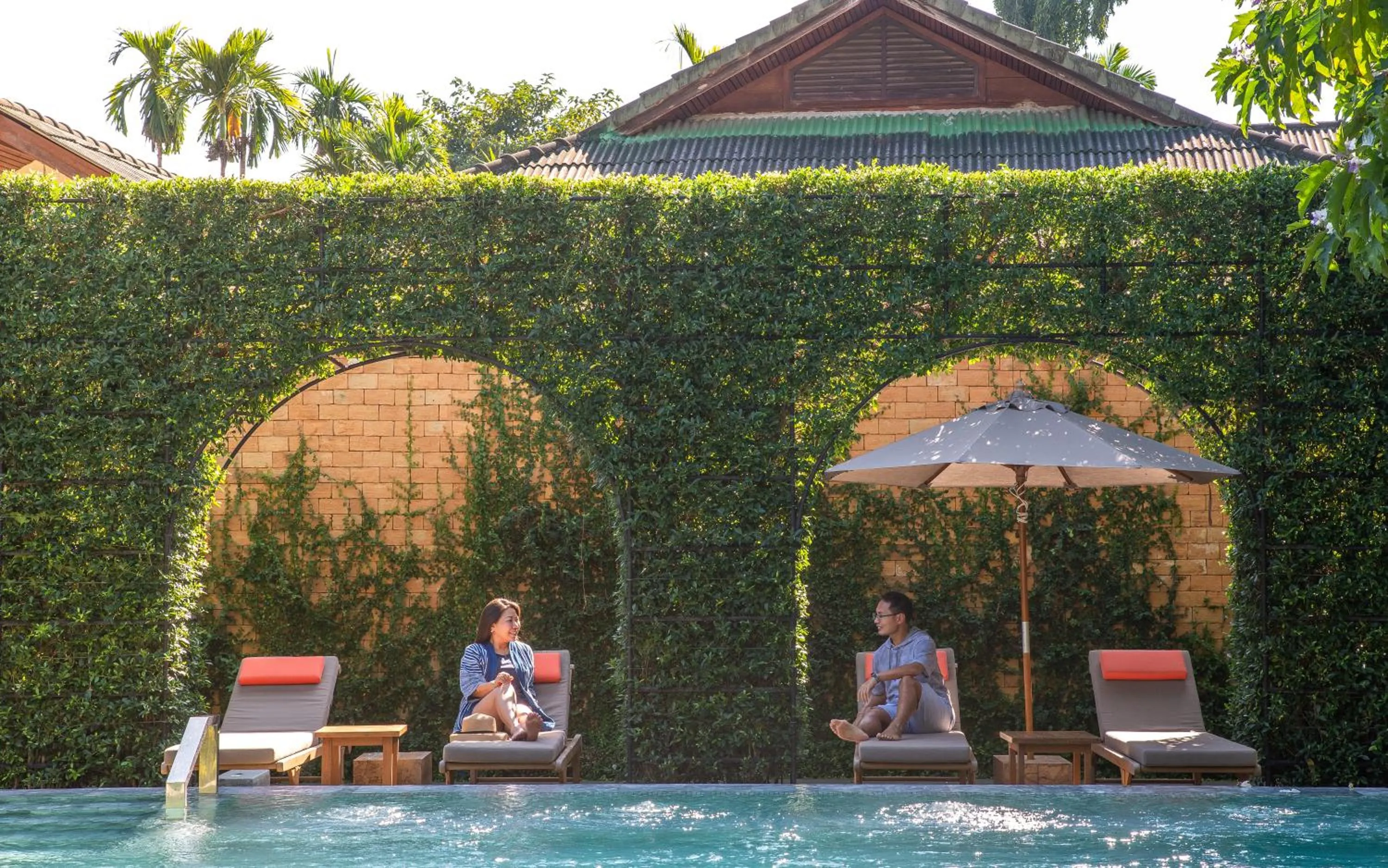 Swimming pool in Pai Village Boutique Resort