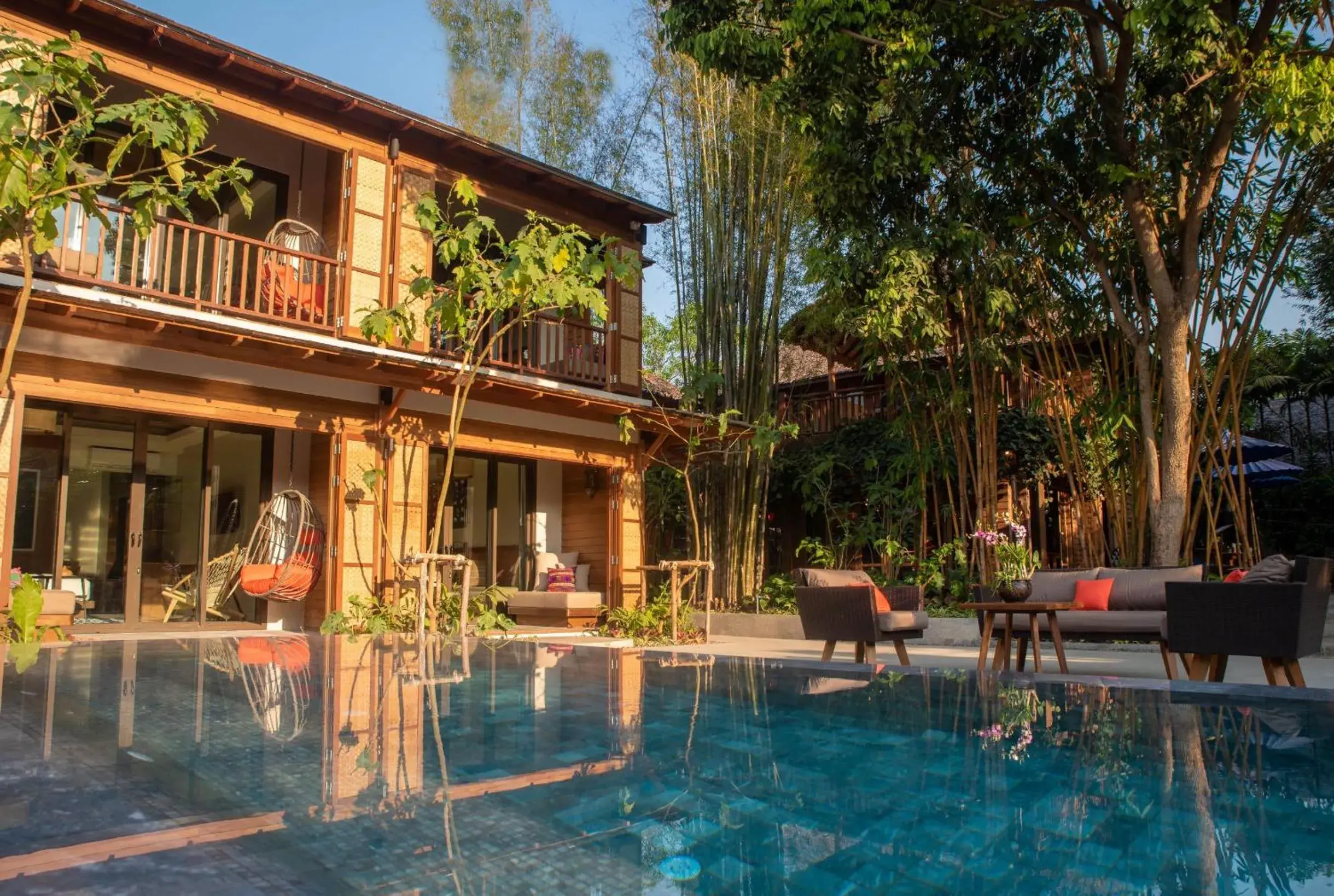 Swimming pool in Pai Village Boutique Resort Swimming pool in Pai Village Boutique Resort