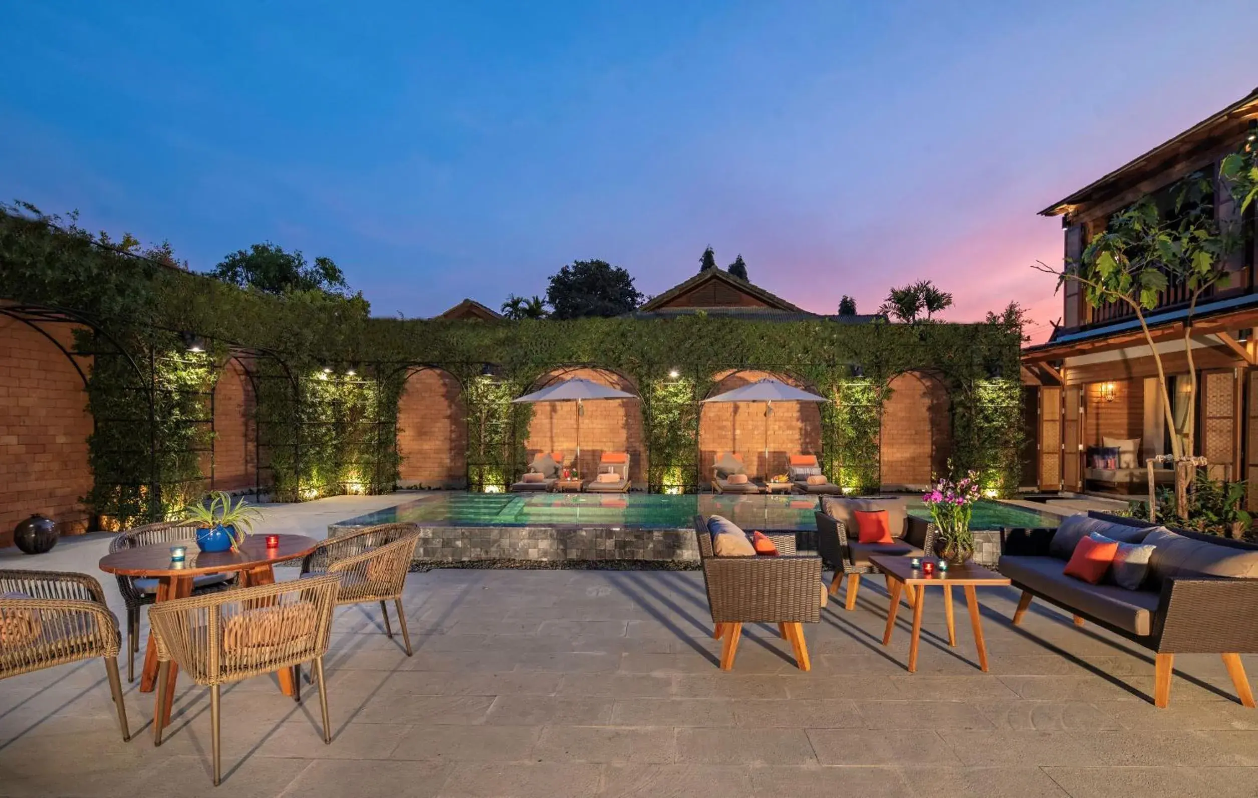 Swimming pool in Pai Village Boutique Resort Swimming pool in Pai Village Boutique Resort