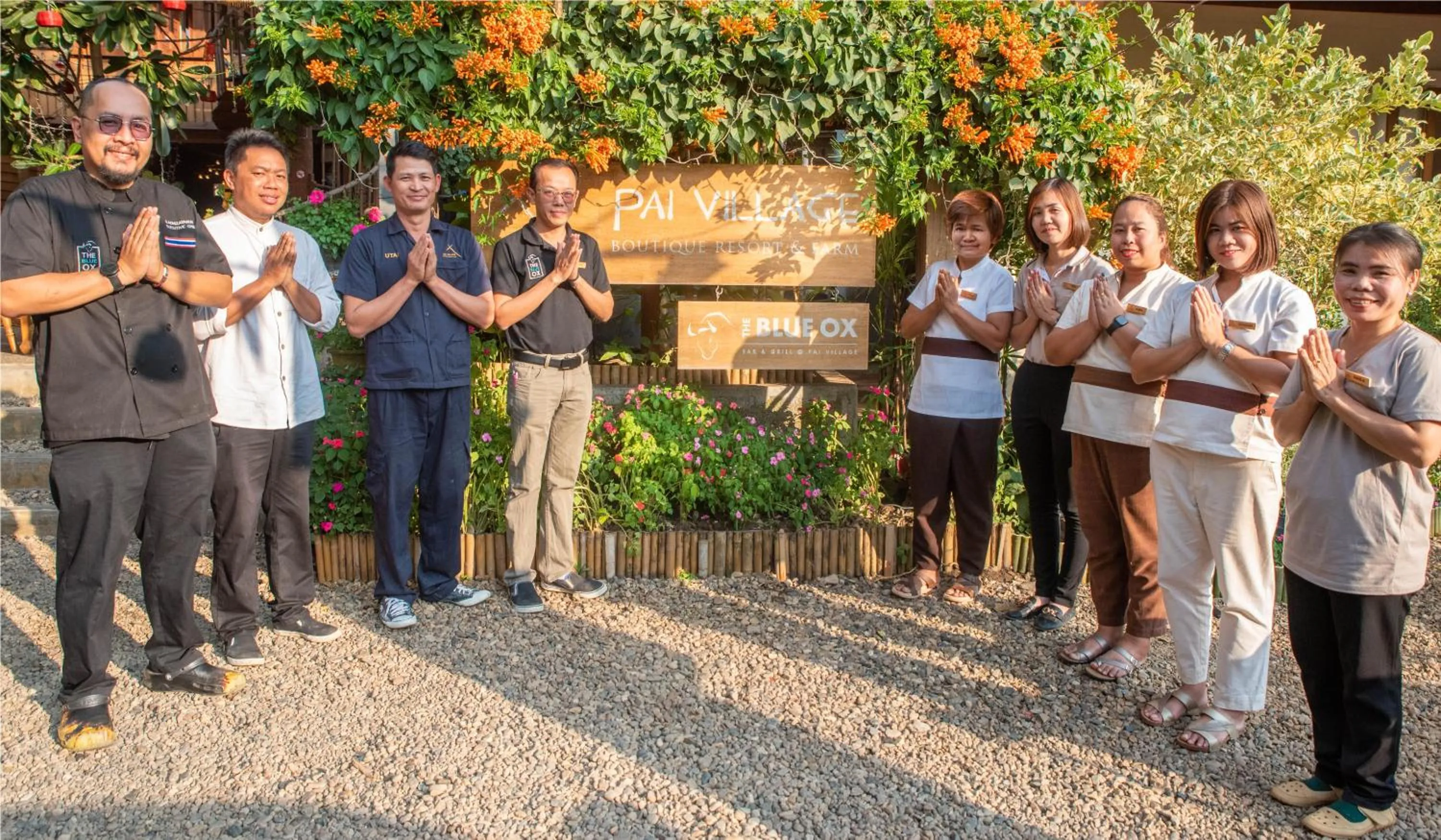 Staff in Pai Village Boutique Resort