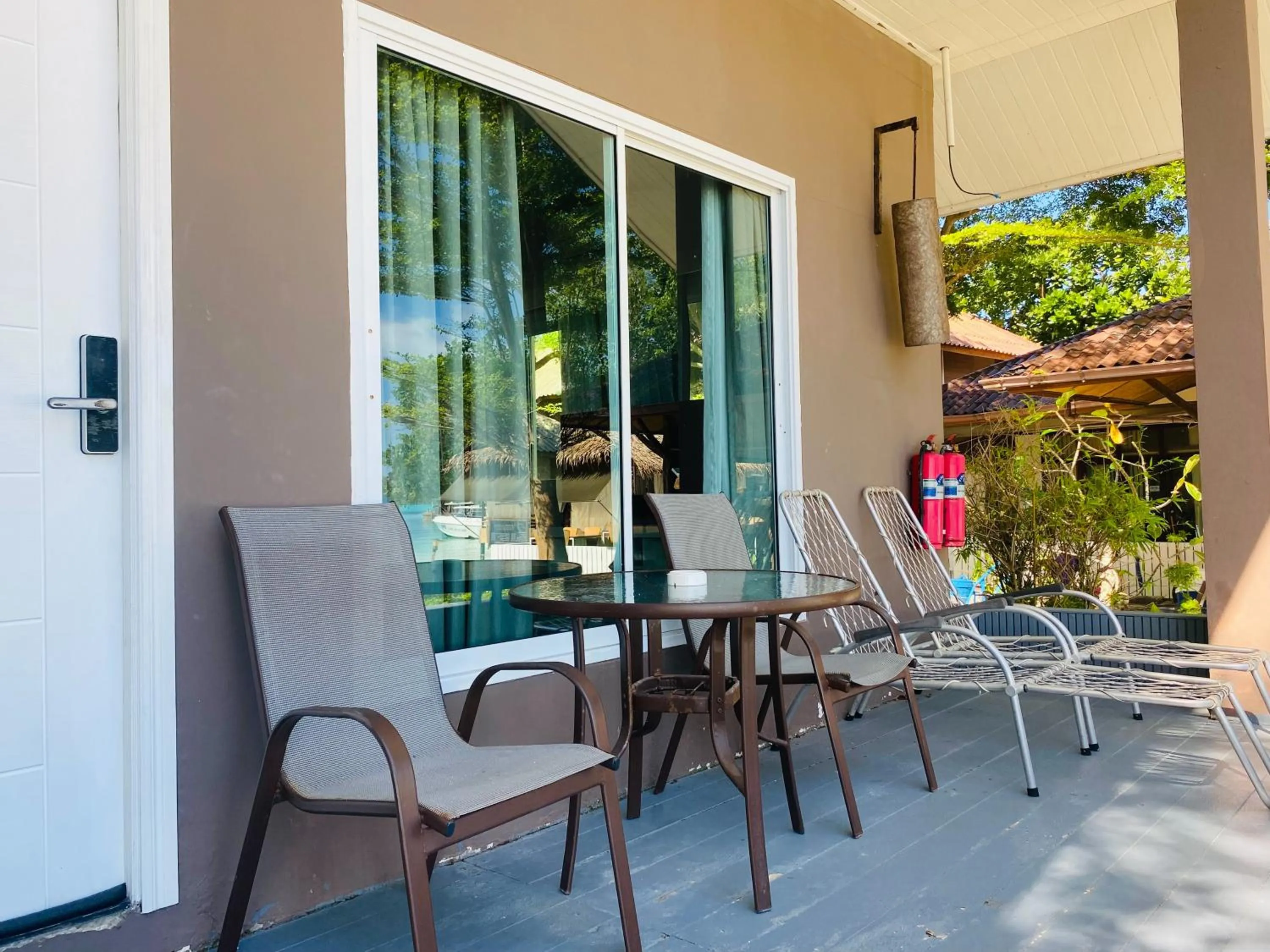 Seating area in Bella Vista Beach Resort Koh Lipe