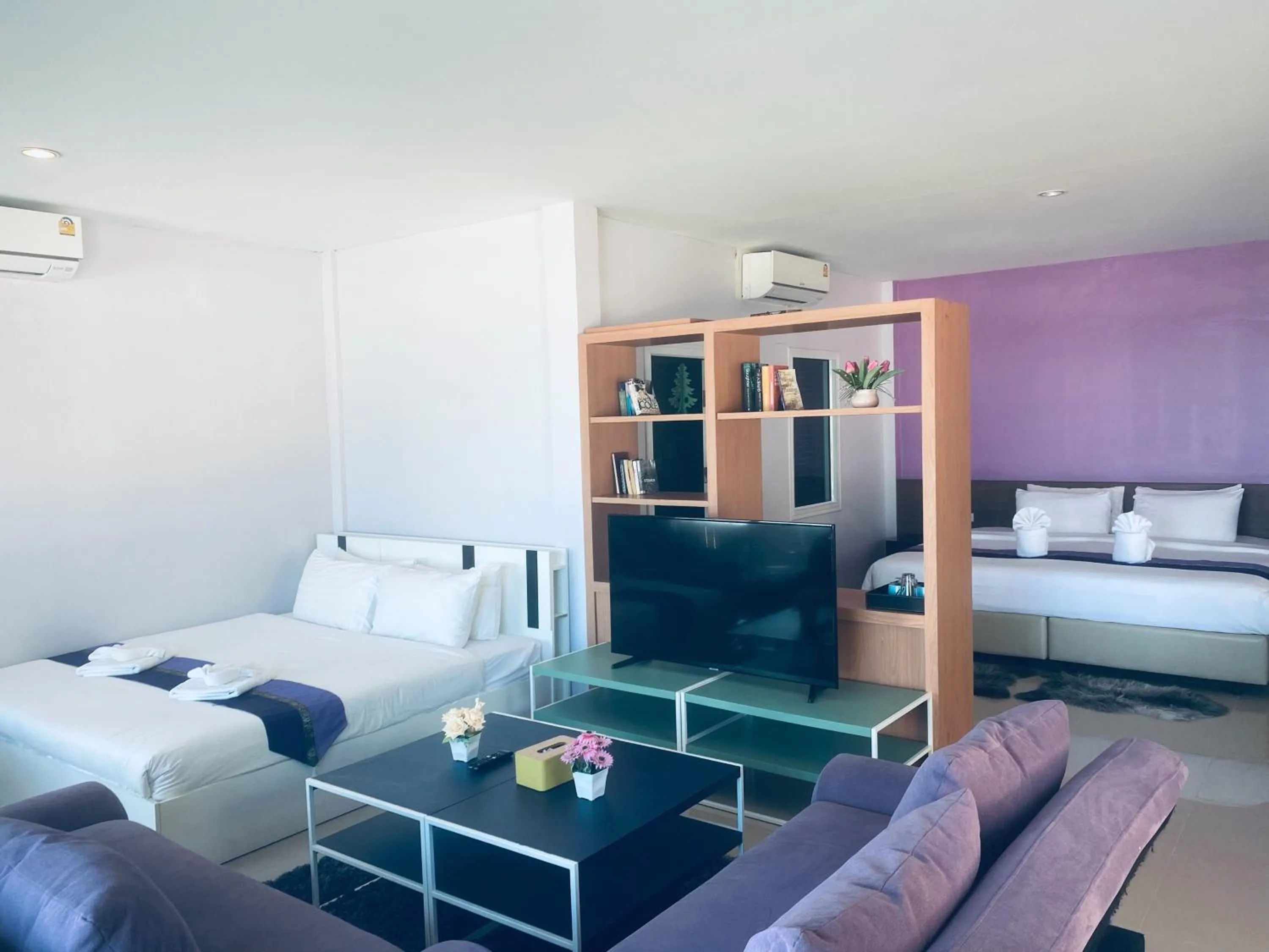 Living room, Bed in Bella Vista Beach Resort Koh Lipe