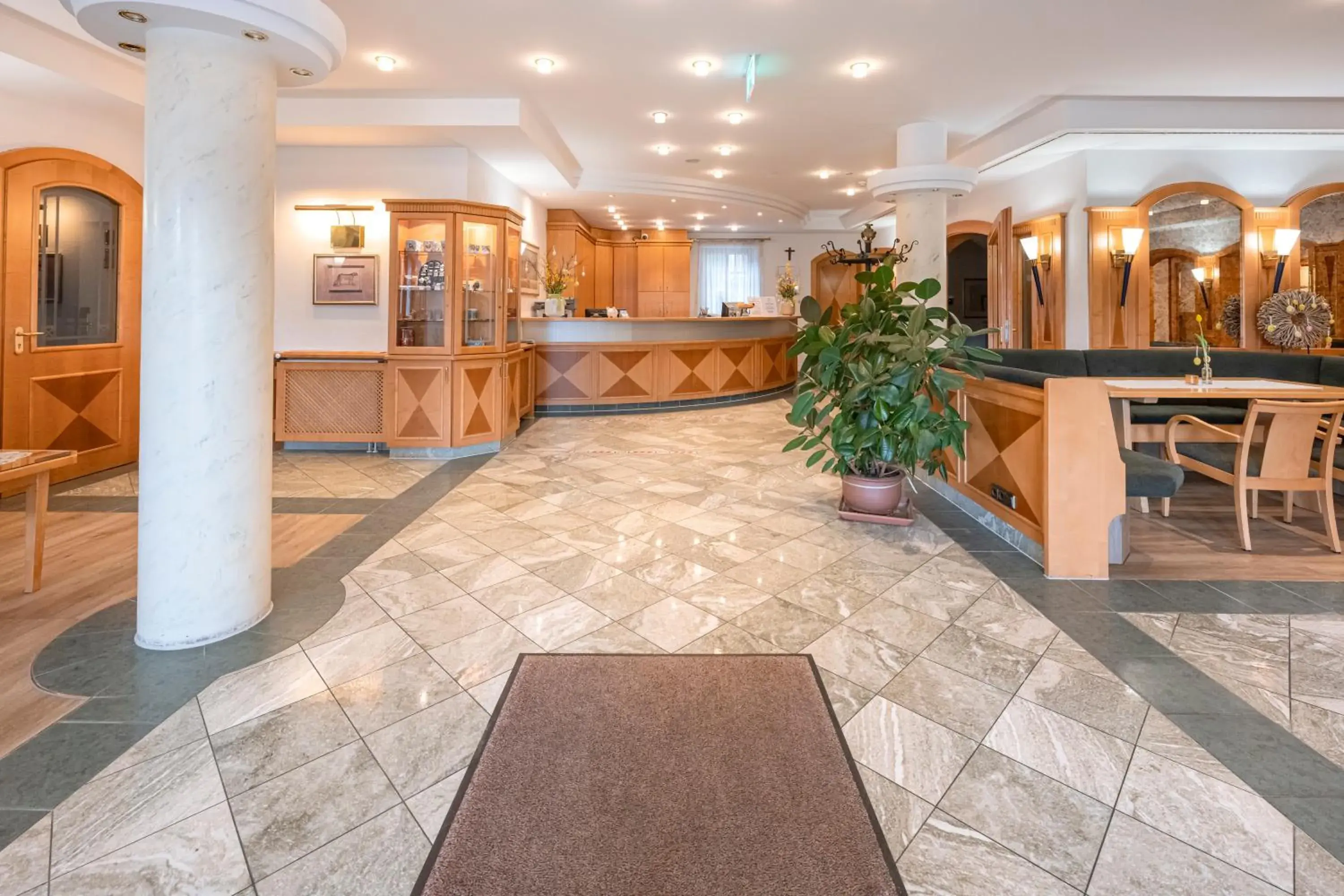 Lobby or reception in Hotel Neuwirt Lobby or reception in Hotel Neuwirt
