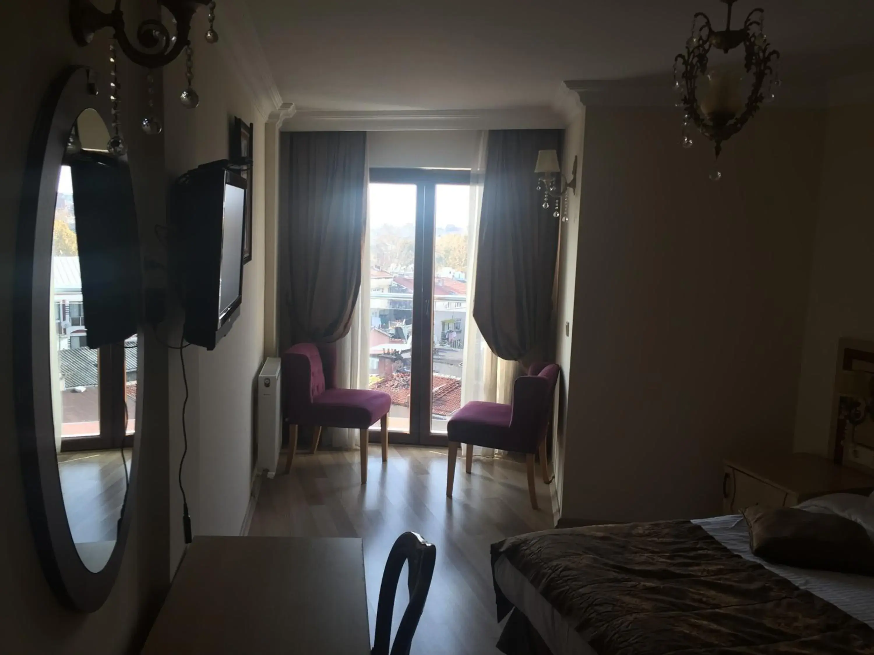 City view, Bed in Sultan Palace Hotel City view, Bed in Sultan Palace Hotel