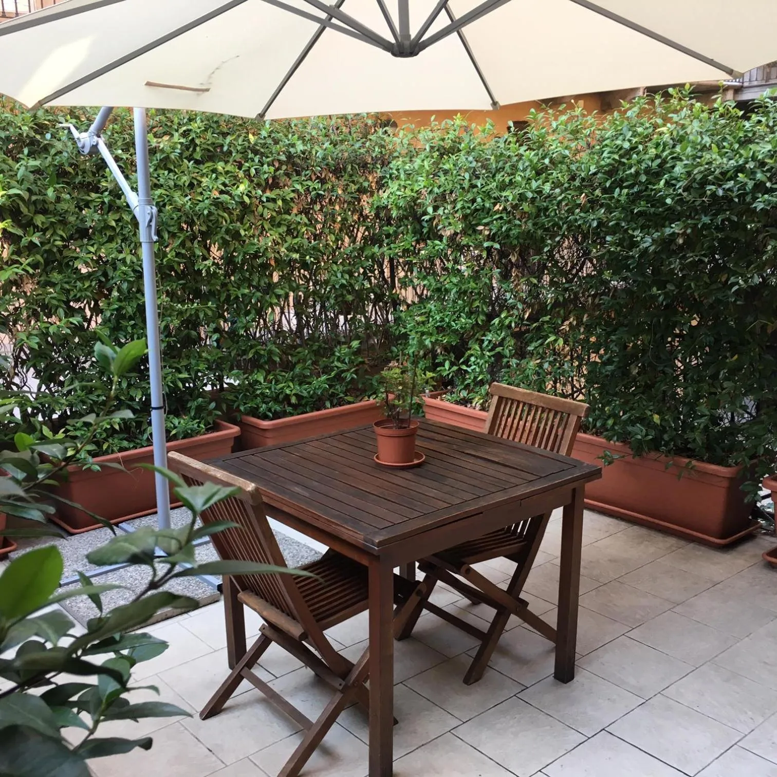 Balcony/Terrace in B&B Terrazza Baires - in the heart of Milan