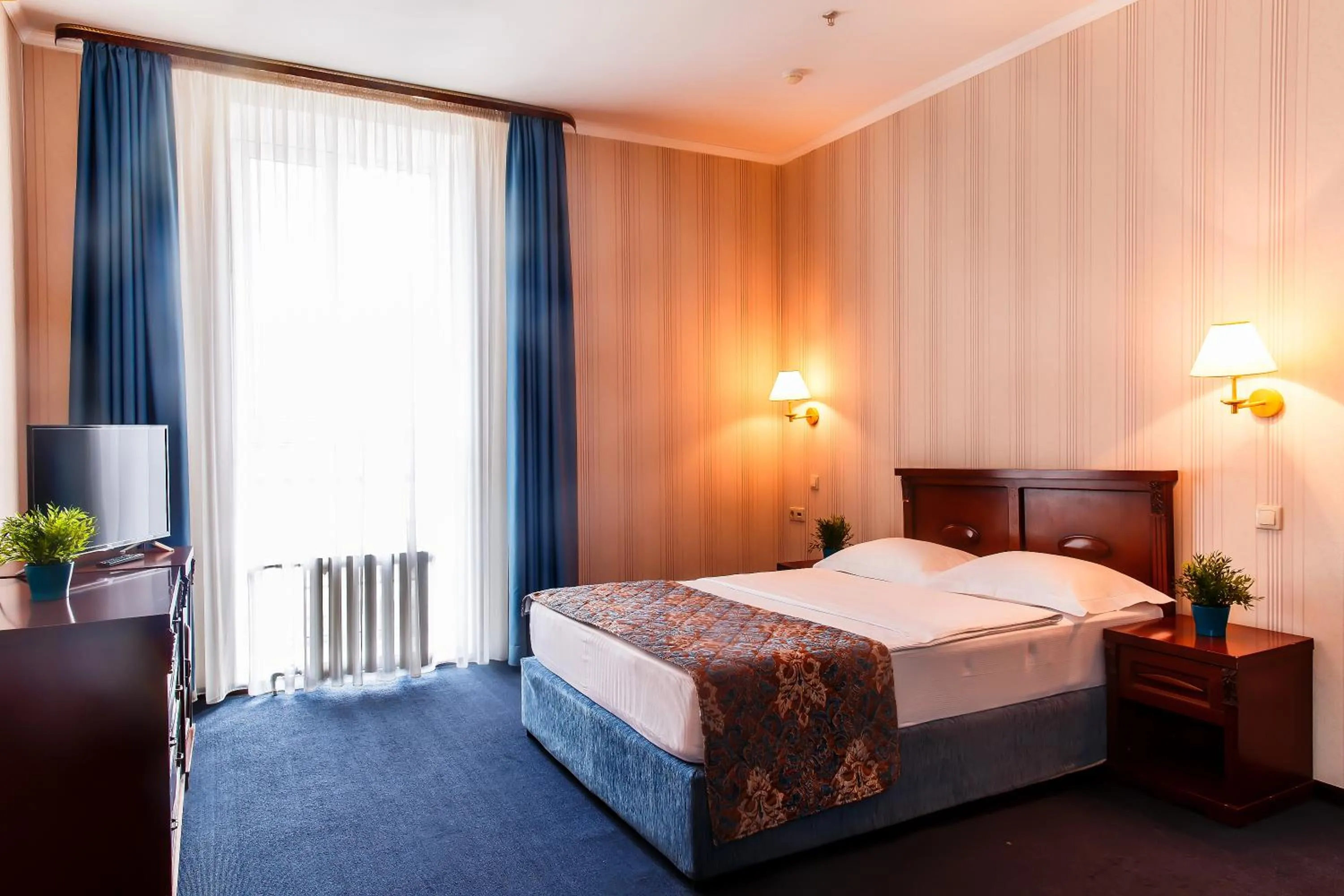 Decorative detail, Bed in Tengri Hotel