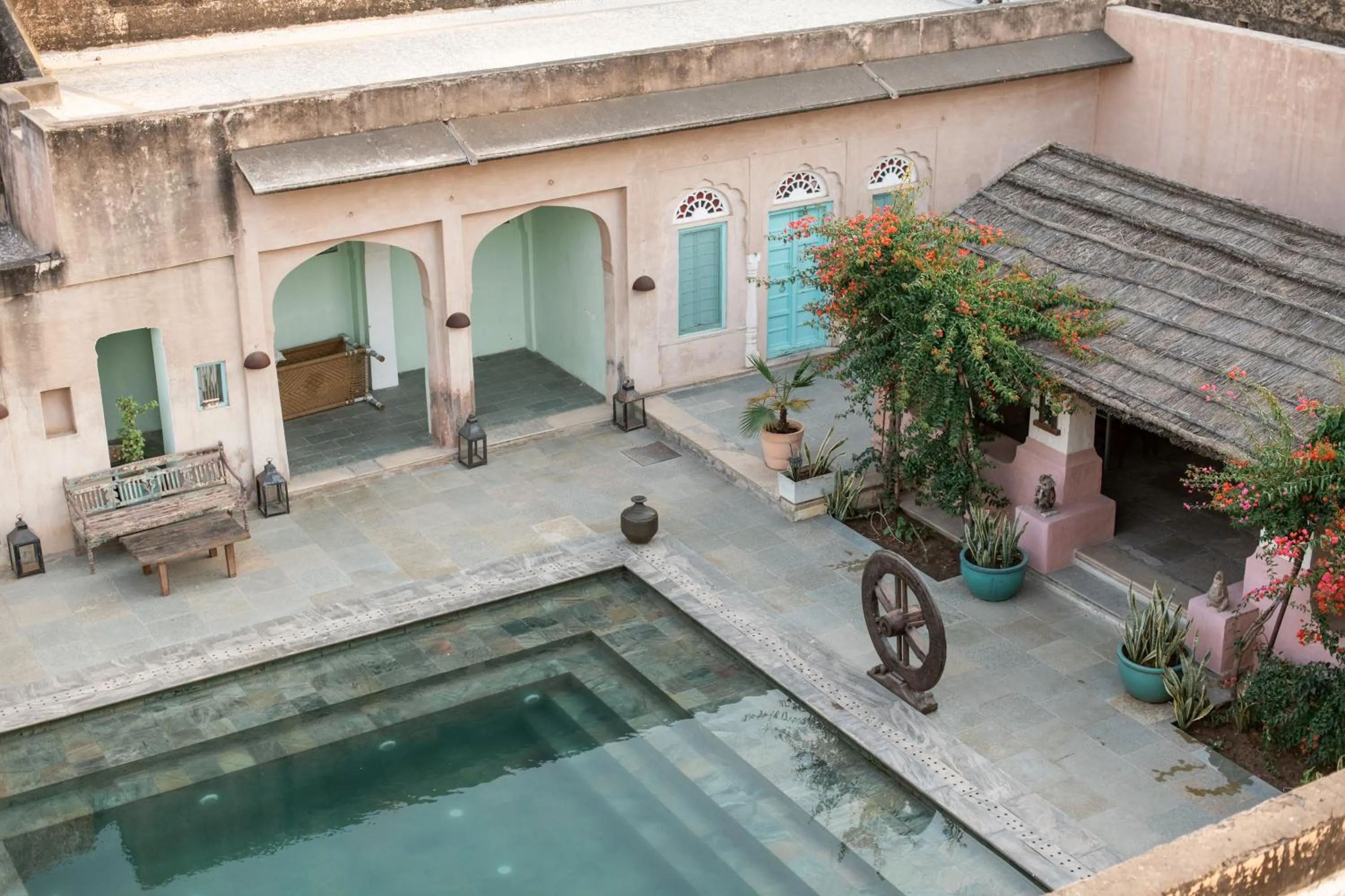 Pool view in Mandawa Kothi