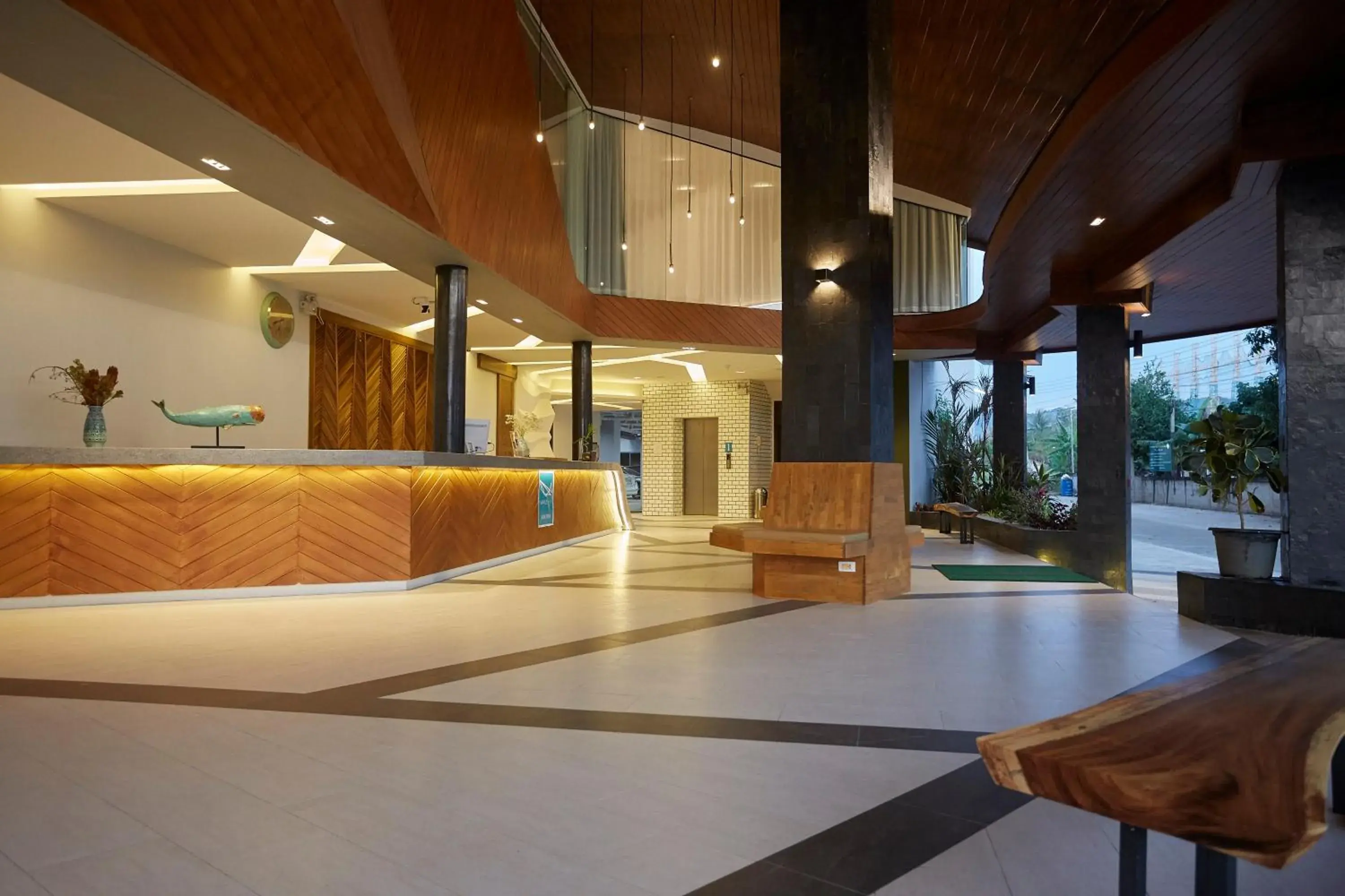 Lobby or reception in Whale Hua Hin - SHA Plus Lobby or reception in Whale Hua Hin - SHA Plus