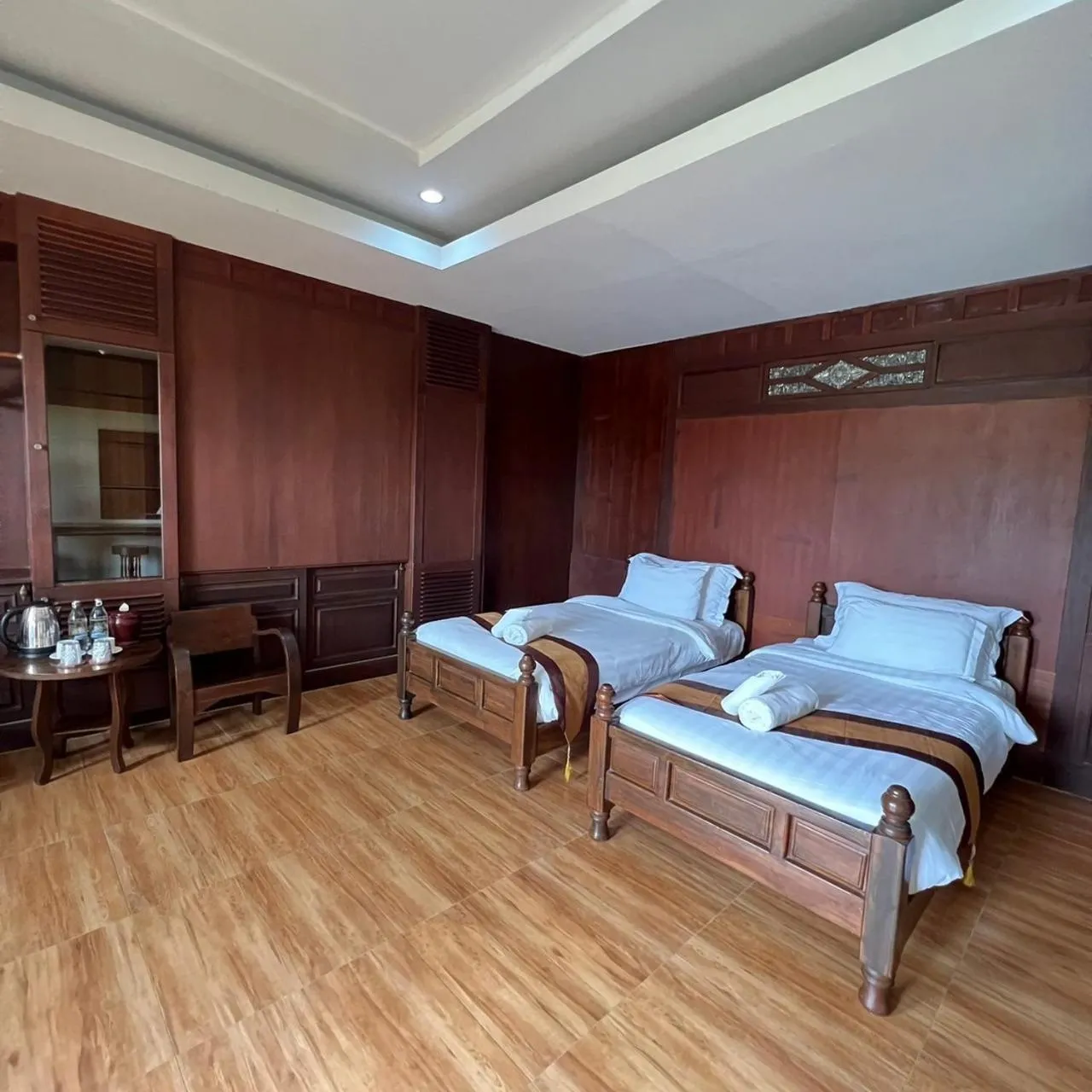 towels, Bed in Sasidara Resort Nan