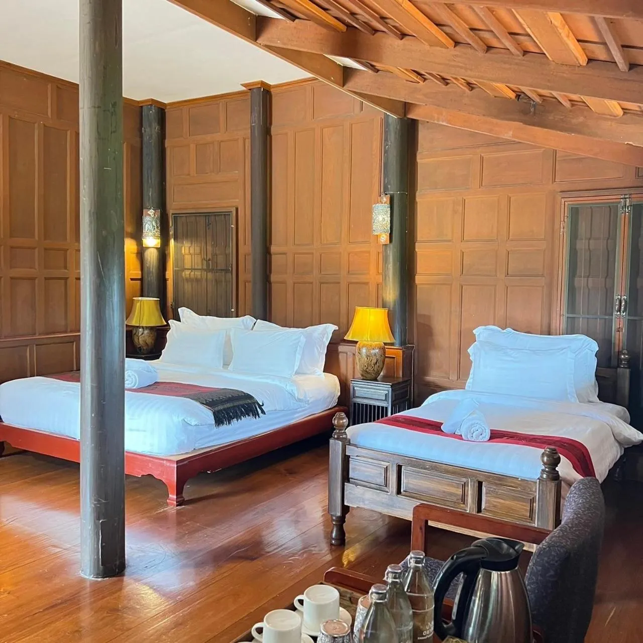 Bed in Sasidara Resort Nan