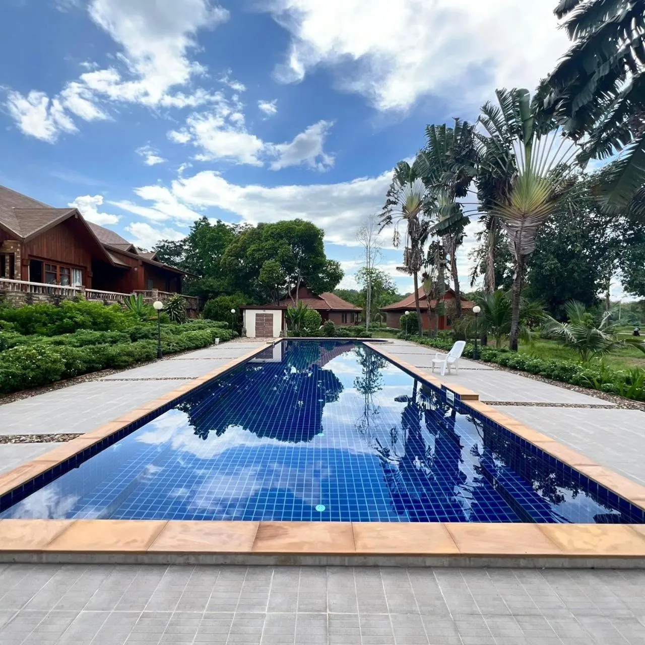 Swimming pool in Sasidara Resort Nan