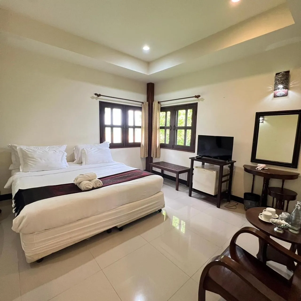 TV and multimedia, Bed in Sasidara Resort Nan